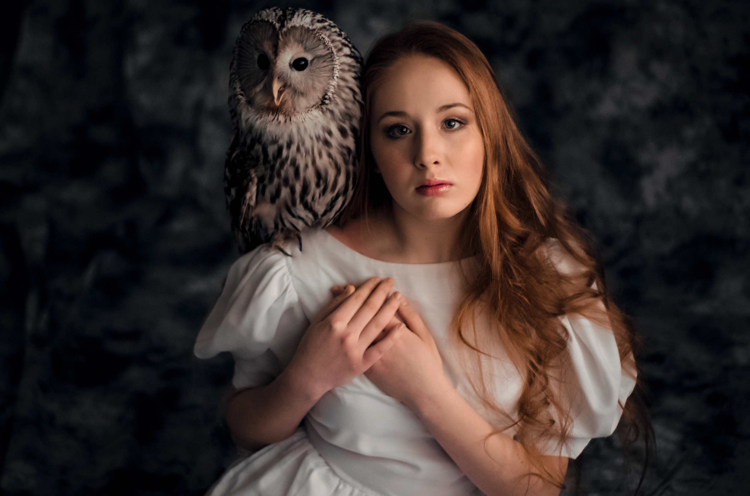 Фотосессия с совой. Наталья Градова. Семейный и детский фотограф в Нижнем Новгороде