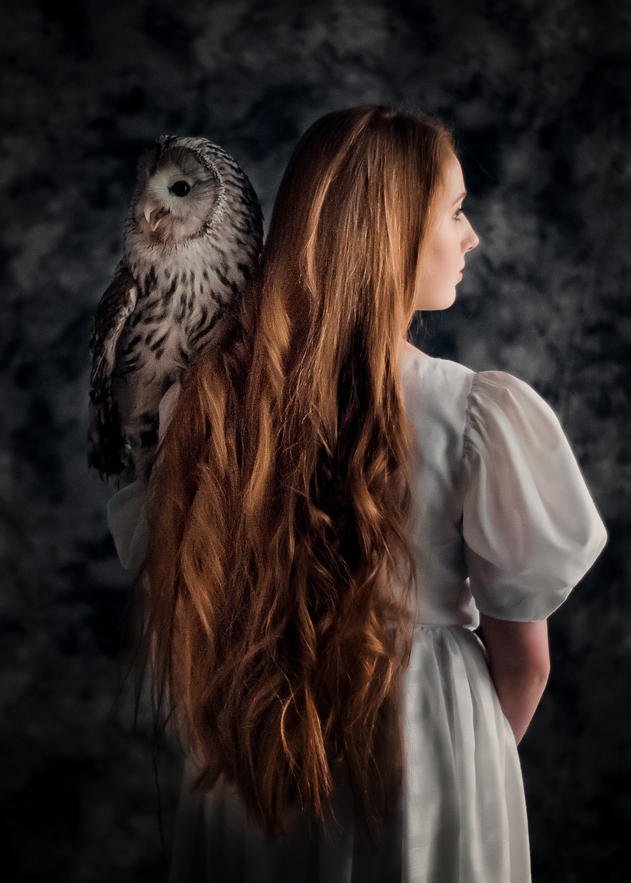 Фотосессия с совой. Наталья Градова. Семейный и детский фотограф в Нижнем Новгороде