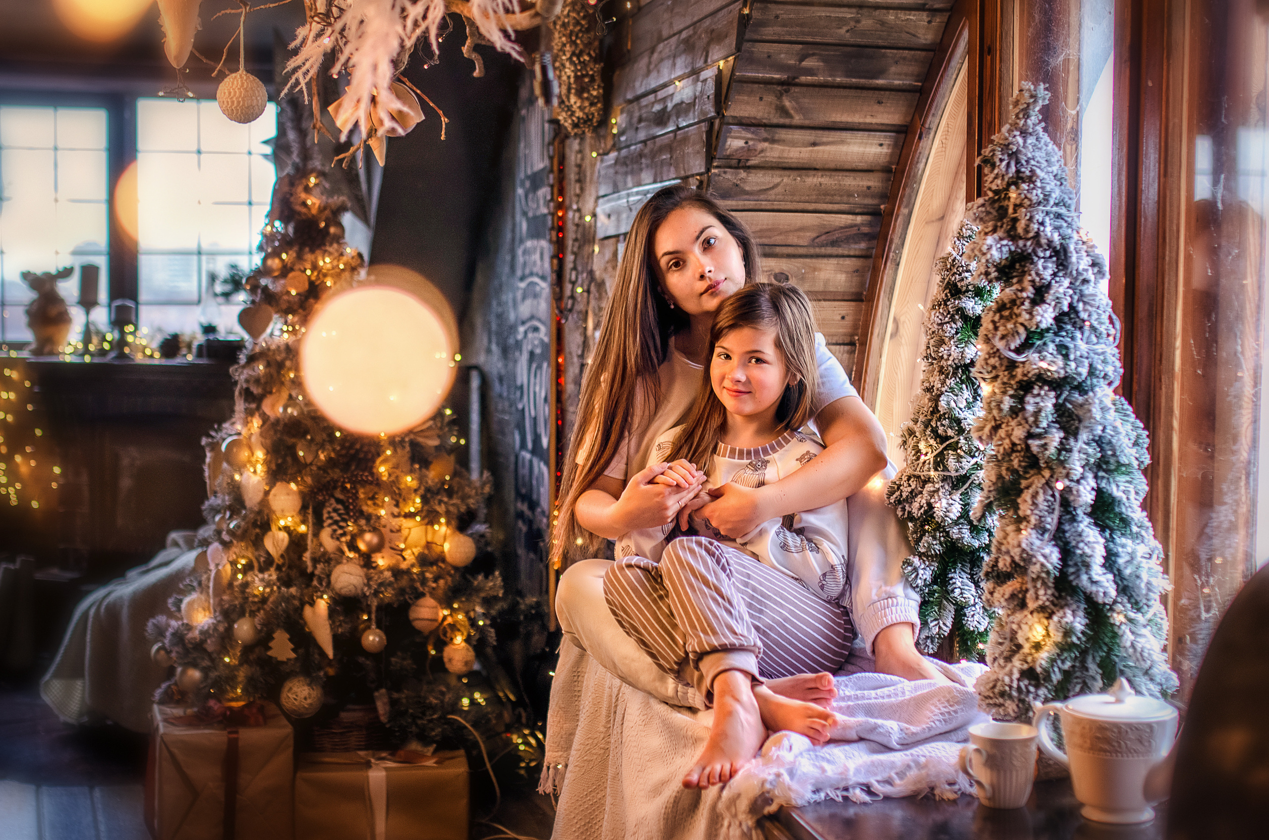 Яна и Вика НГ. Наталья Градова. Семейный и детский фотограф в Нижнем Новгороде