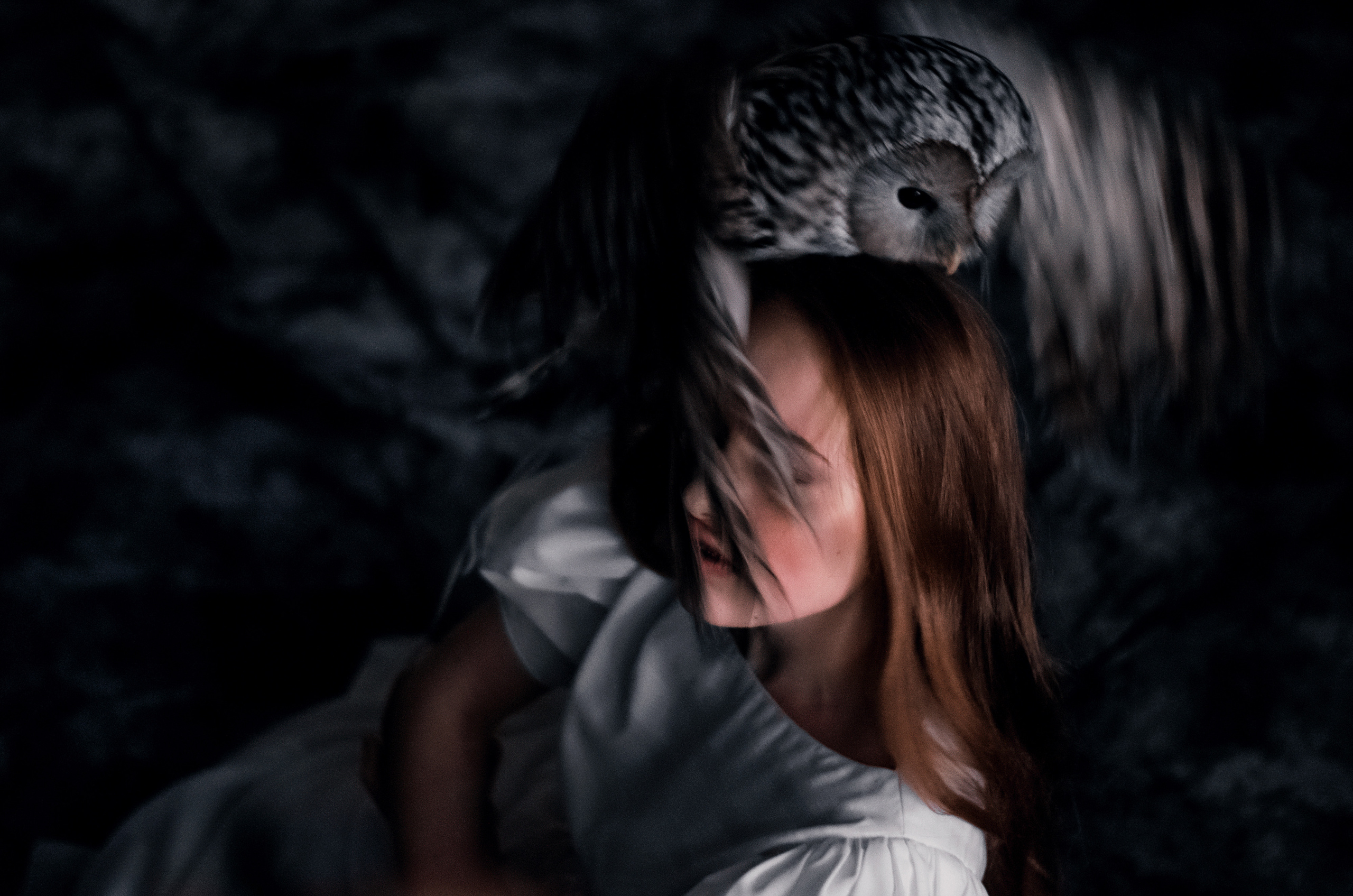 Фотосессия с совой. Наталья Градова. Семейный и детский фотограф в Нижнем Новгороде