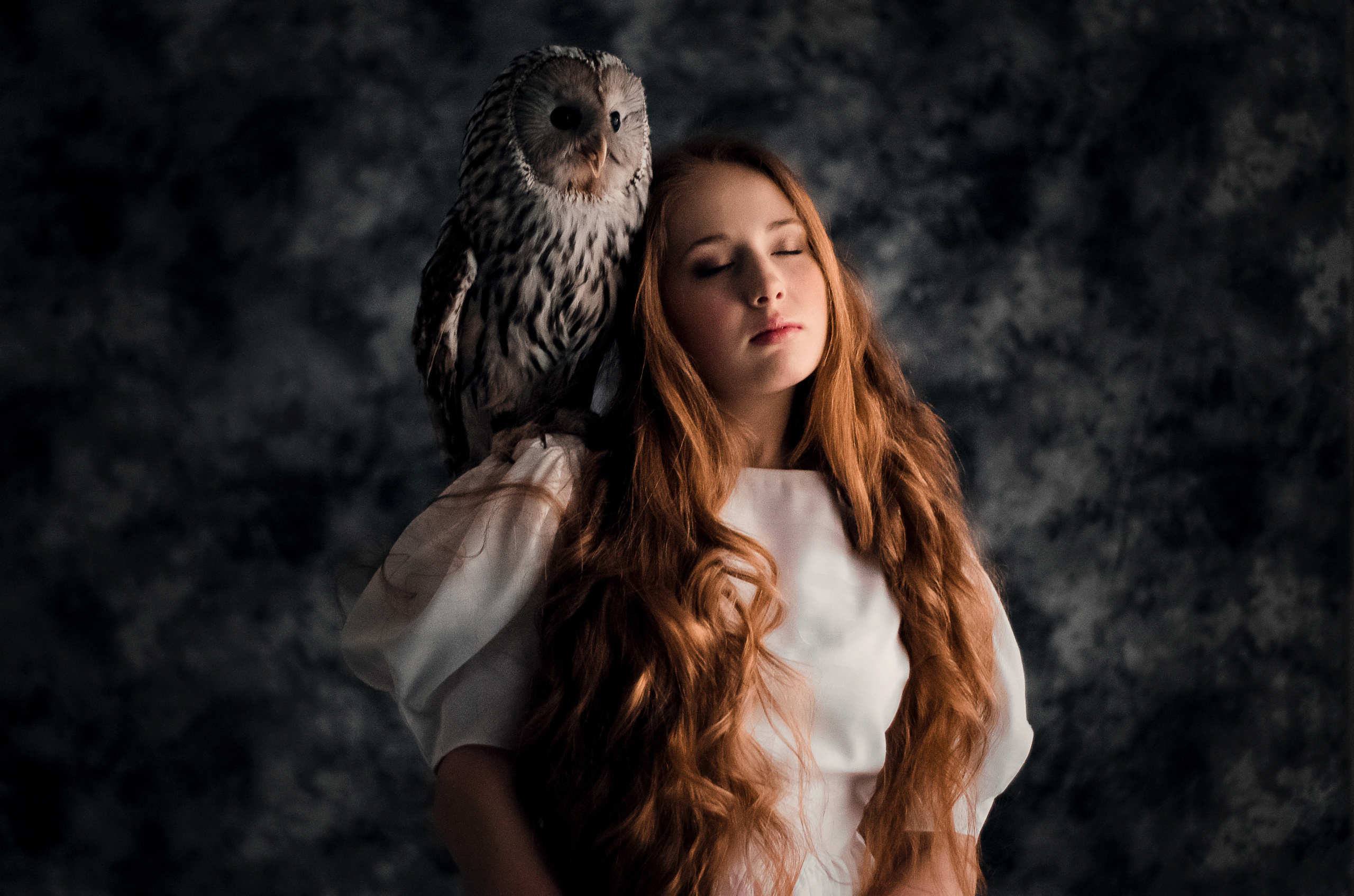 Фотосессия с совой. Наталья Градова. Семейный и детский фотограф в Нижнем Новгороде