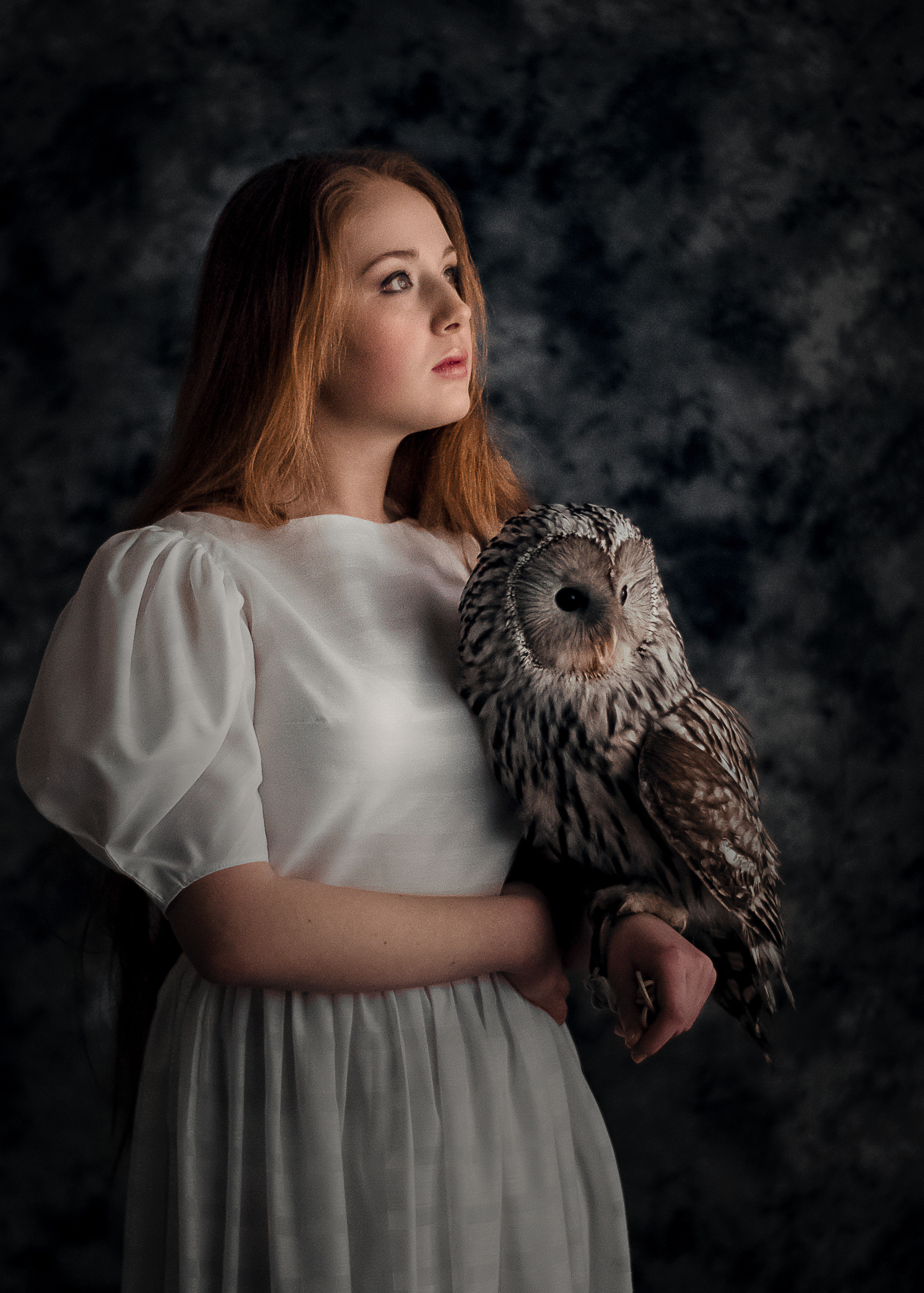 Фотосессия с совой. Наталья Градова. Семейный и детский фотограф в Нижнем Новгороде