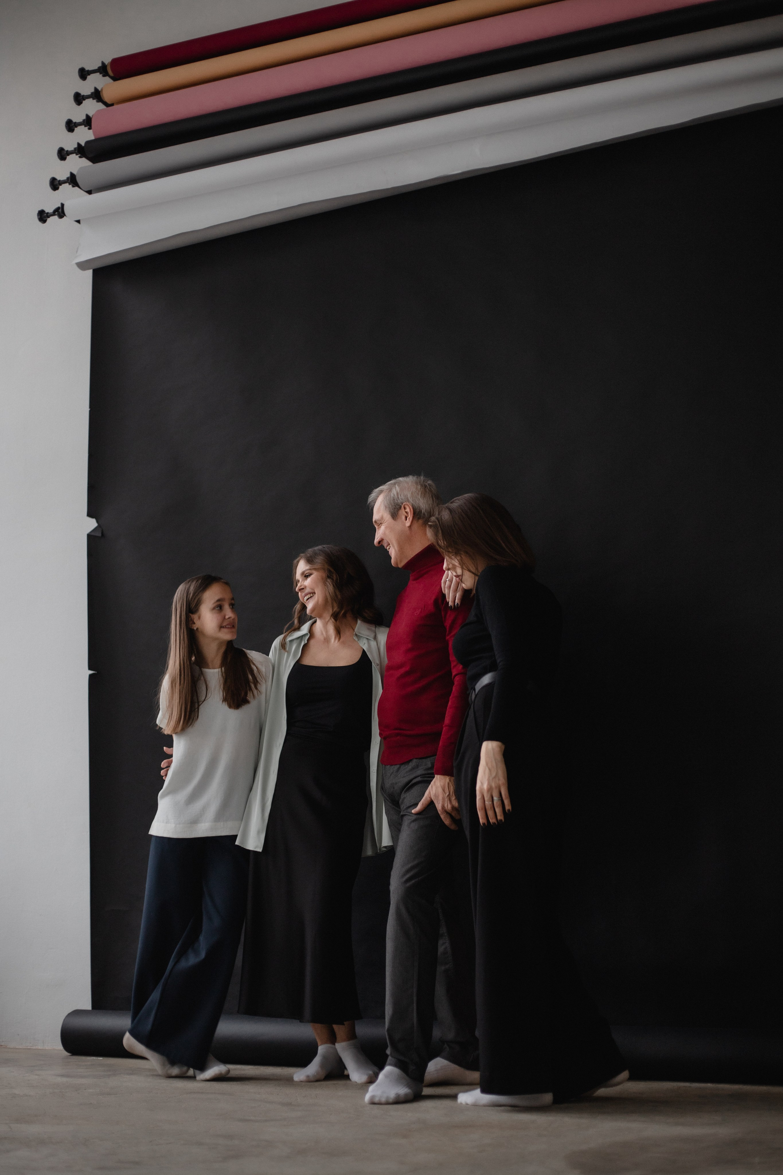 Студийная семейная съёмка