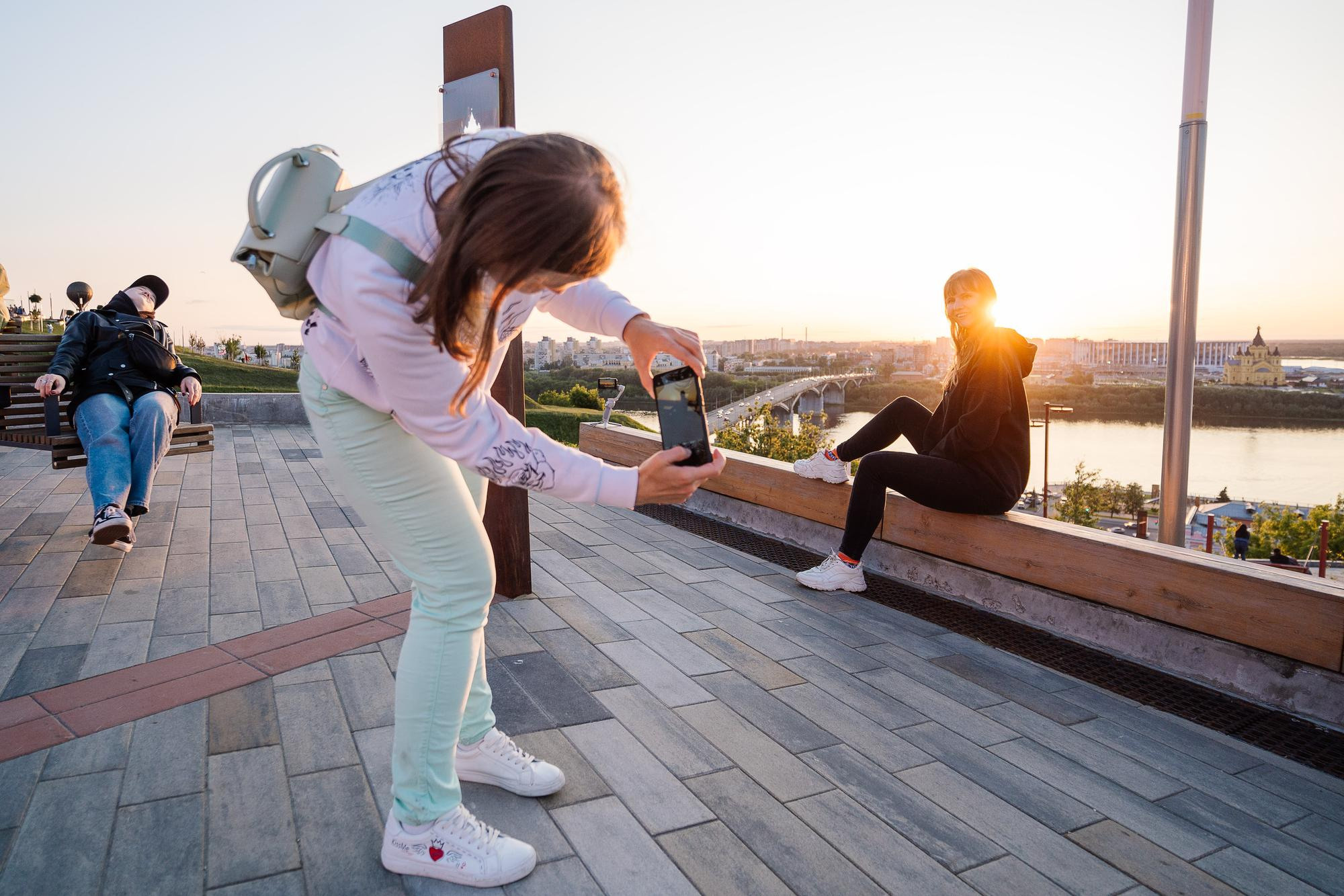 Соло на закате