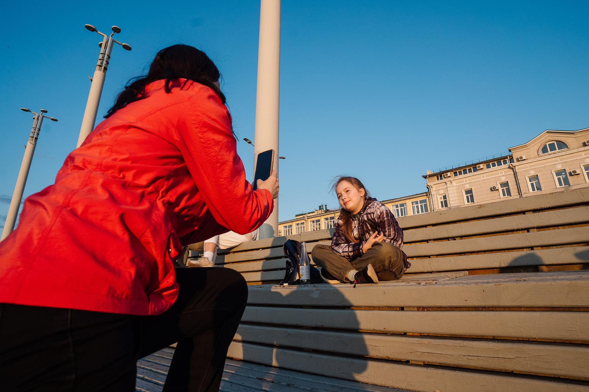 Соло на закате