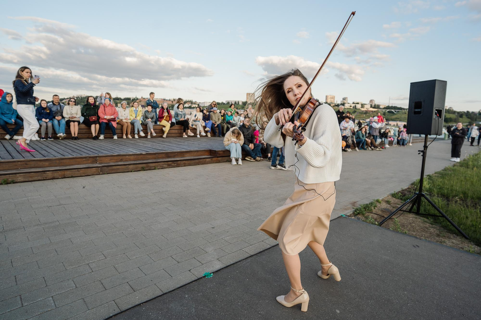 Соло на закате