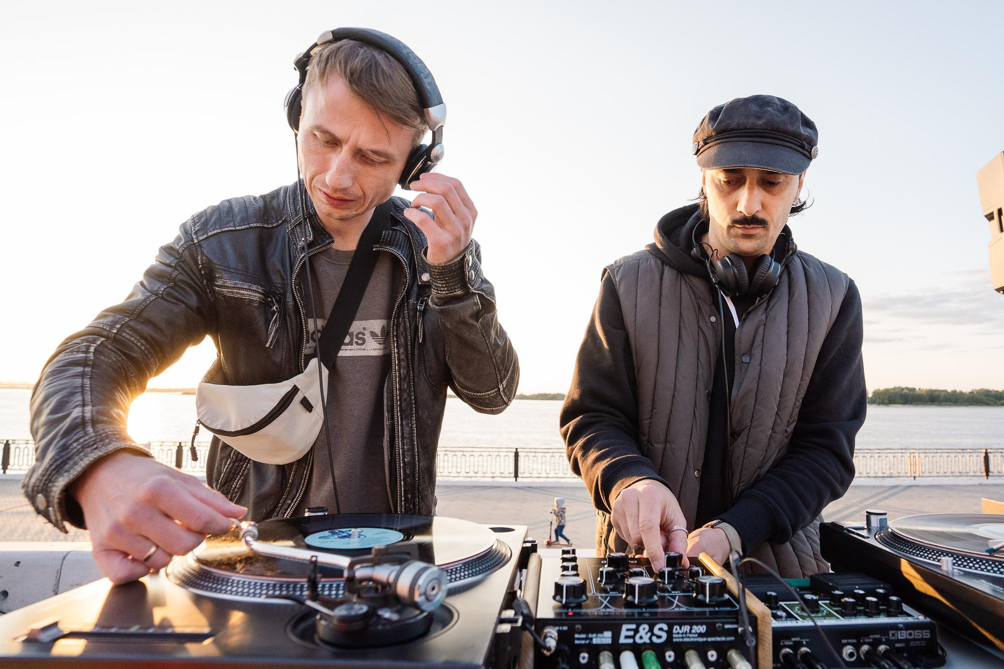 Соло на закате