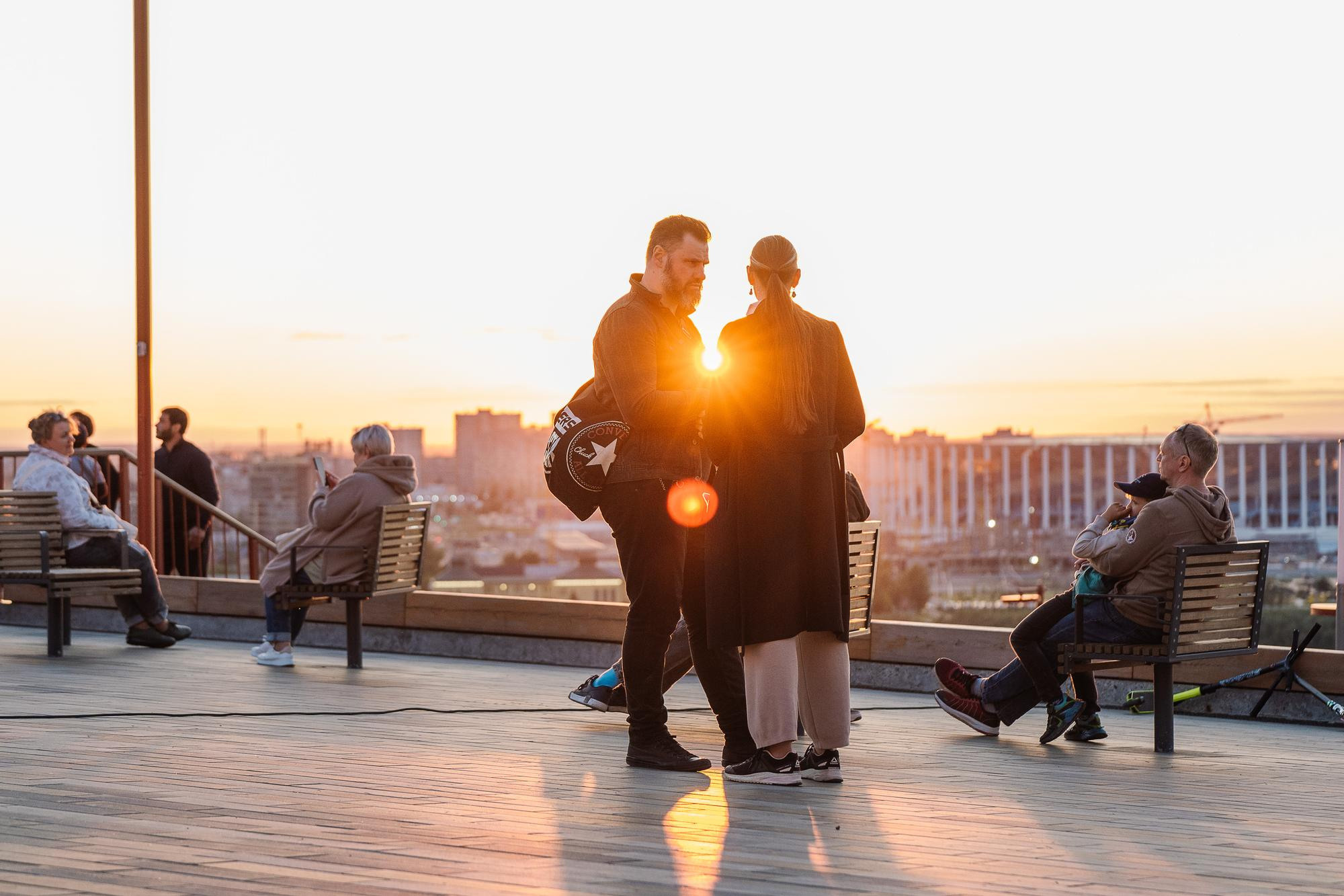 Соло на закате