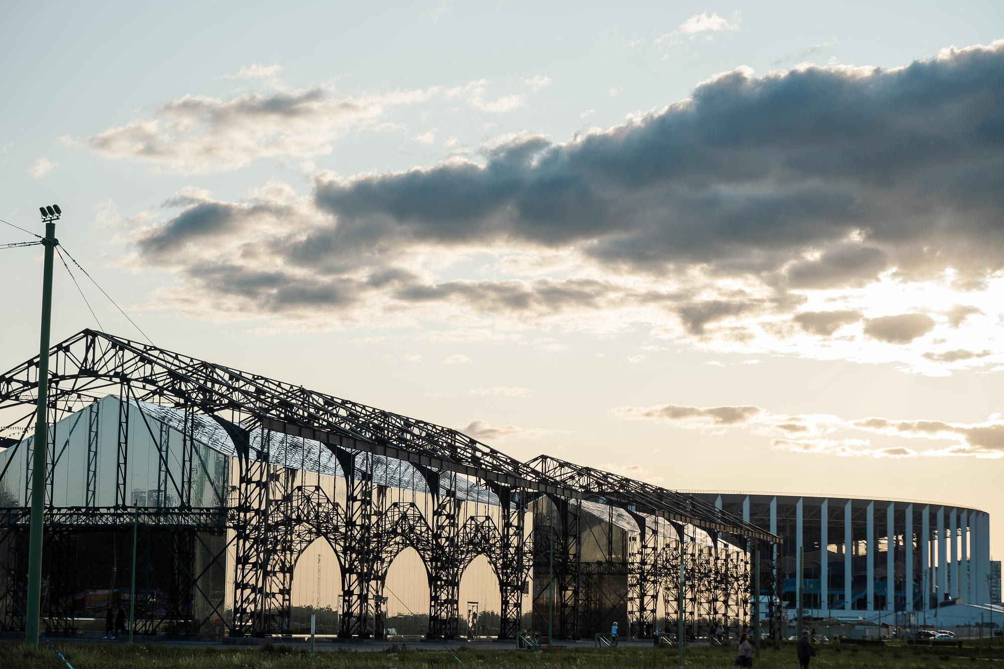 Соло на закате