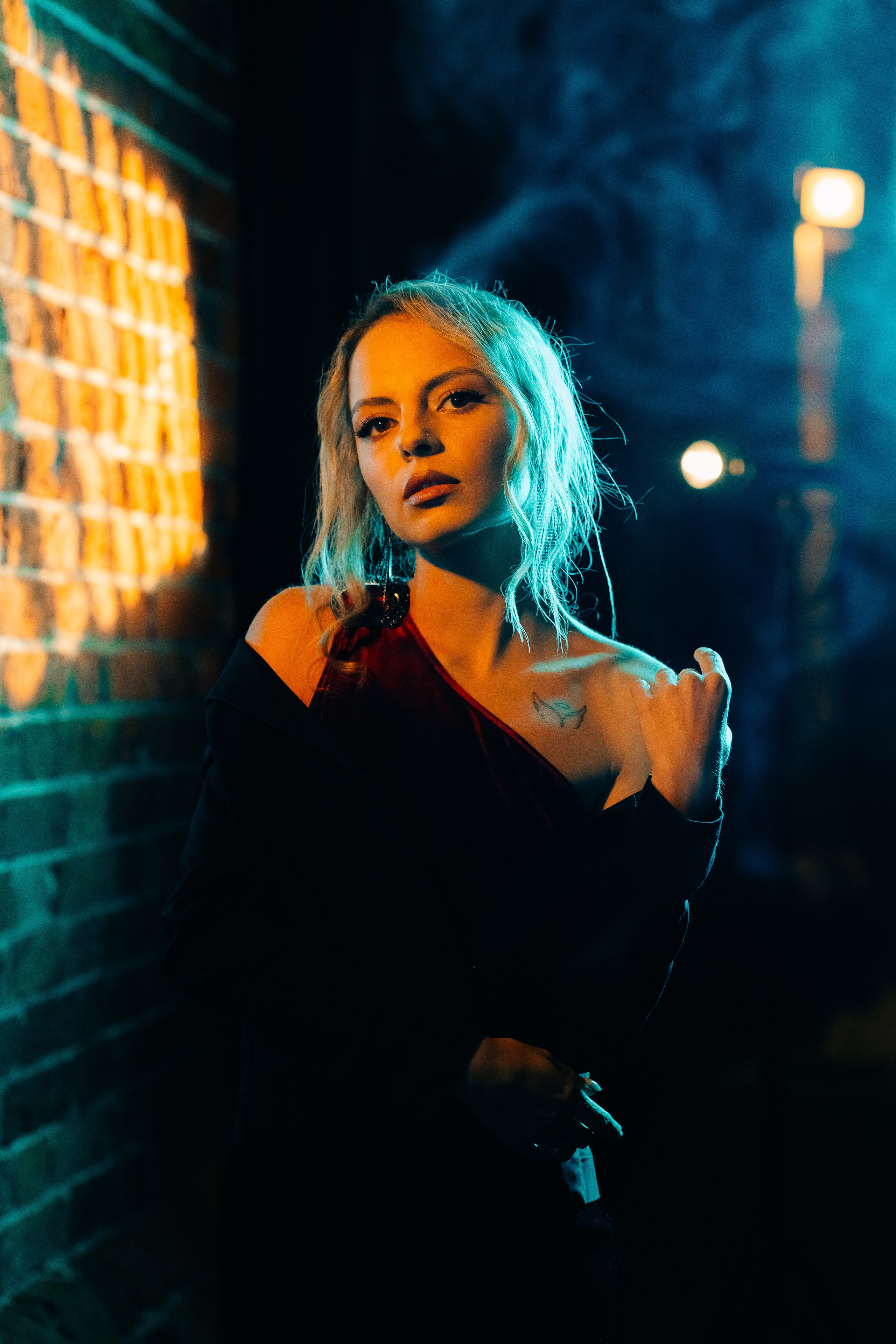 Вечерняя съемка в тумане | Александра. Выпускные альбомы в Серпухове