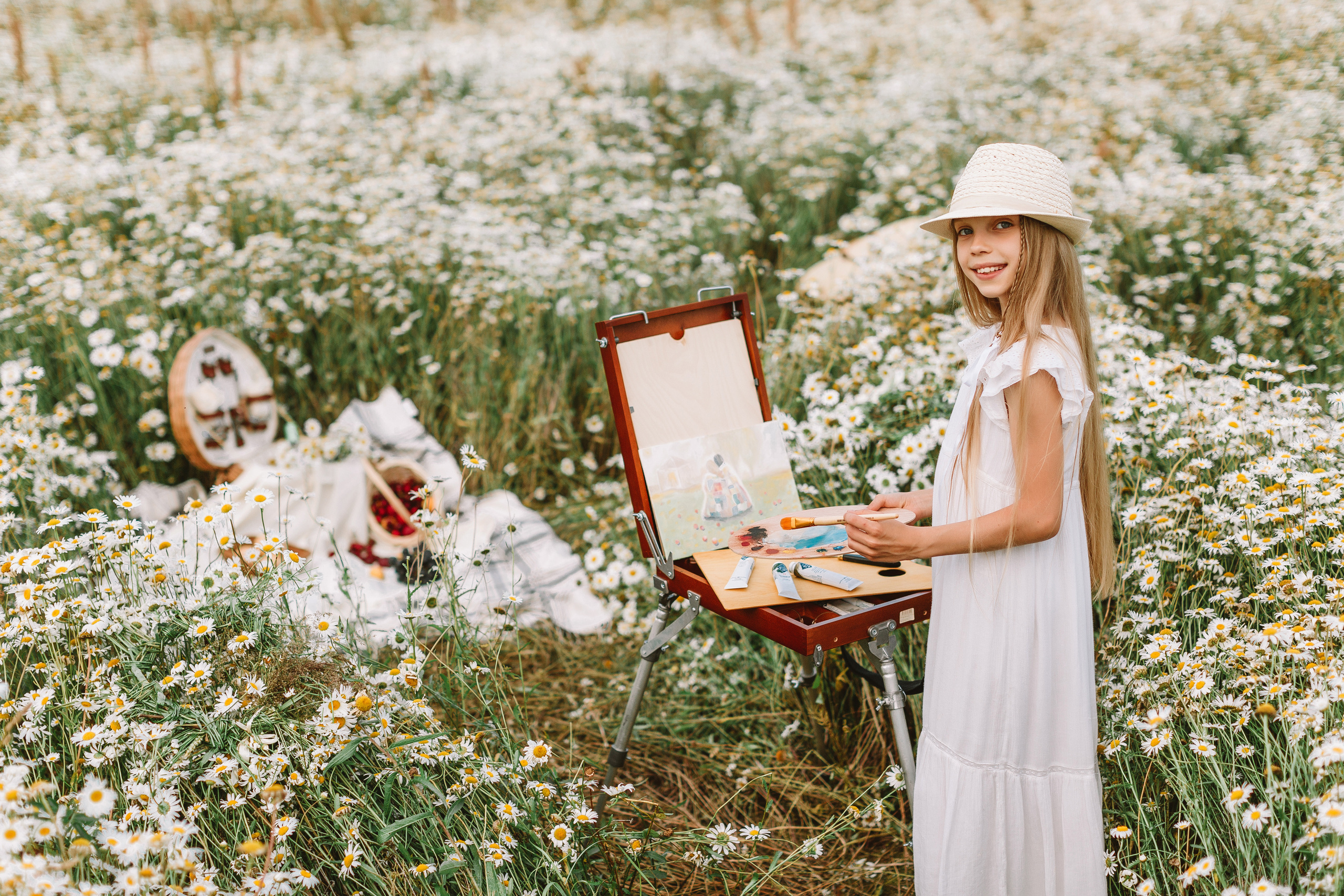 Фотосессии в ромашковых полях. Семейный фотограф в Москве! Сохраните воспоминания с любовью