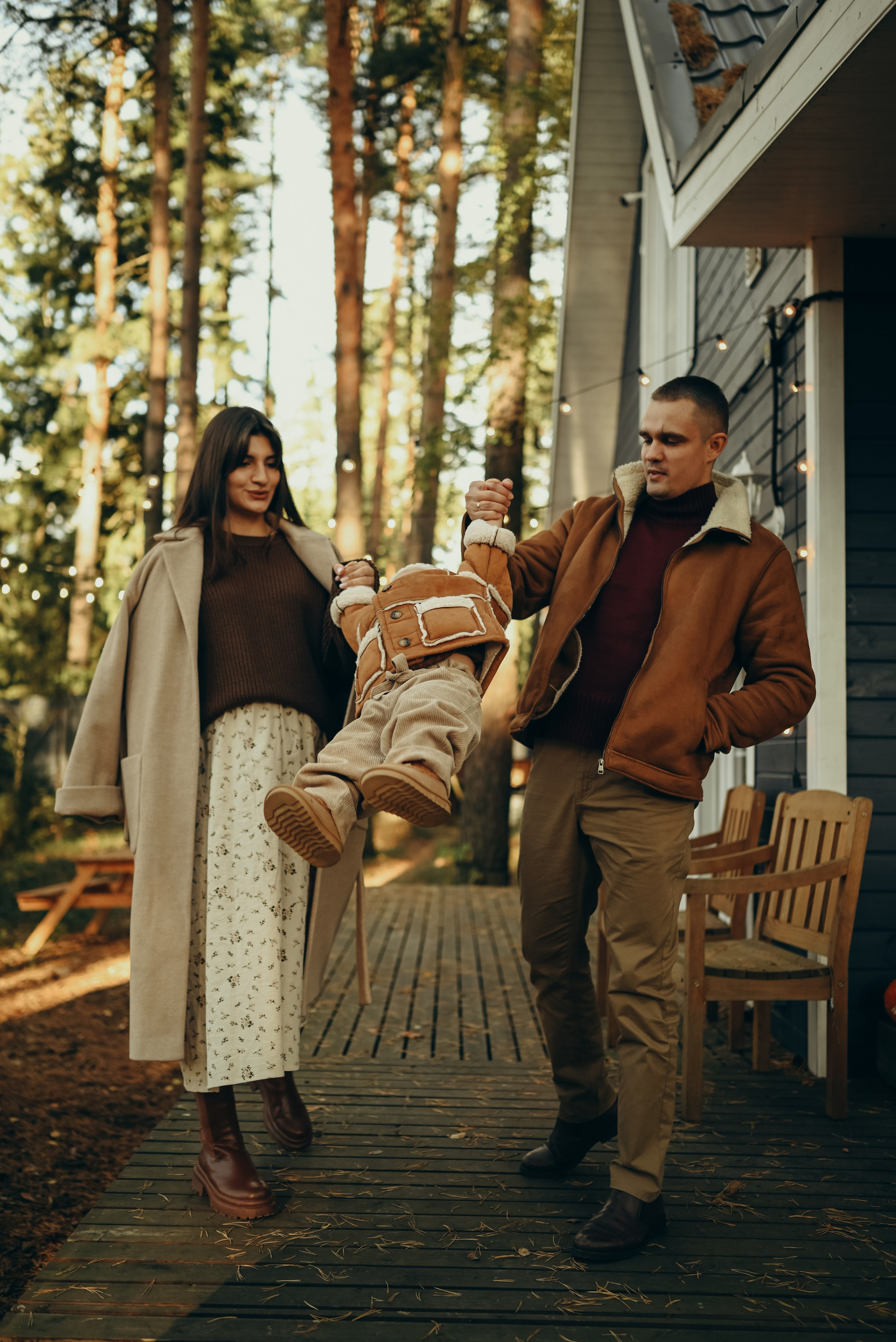 Дача осенью. Семейный фотограф в Москве Люберцах Ирина Вронская