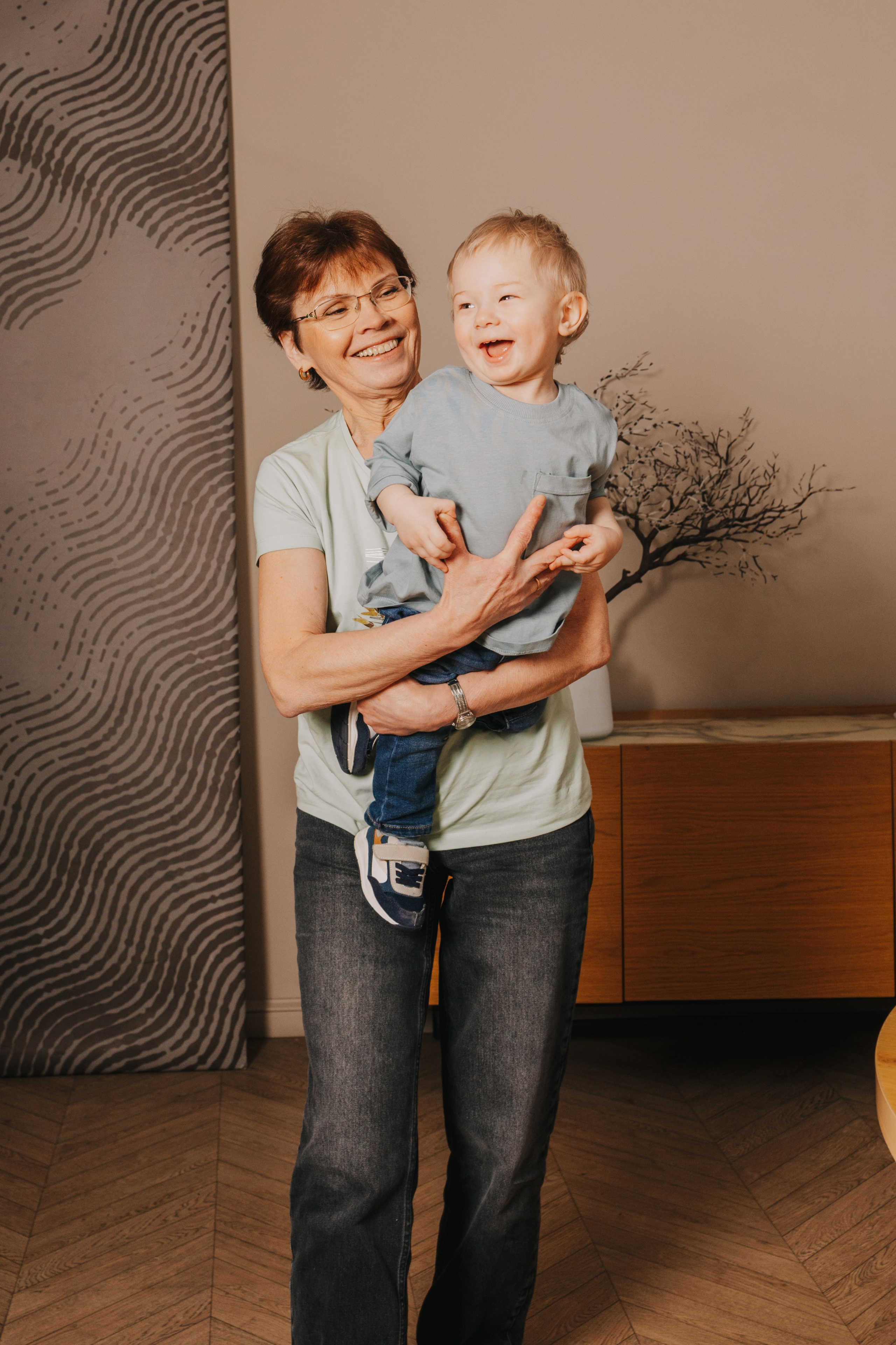 Большая семья. Домашняя фотосессия