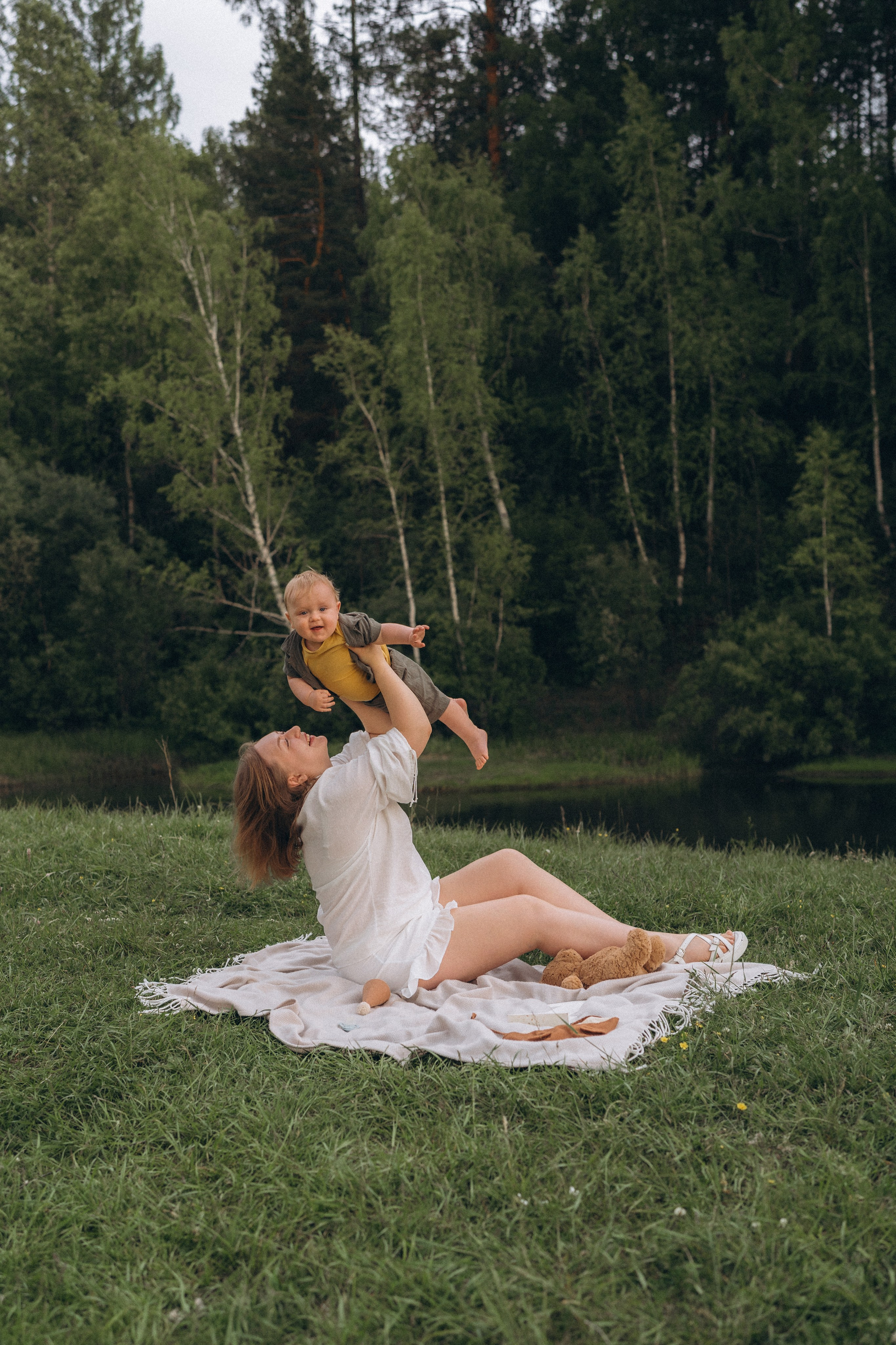 Первый год и первый дождь. Семейный фотограф в Ангарске/ Иркутске