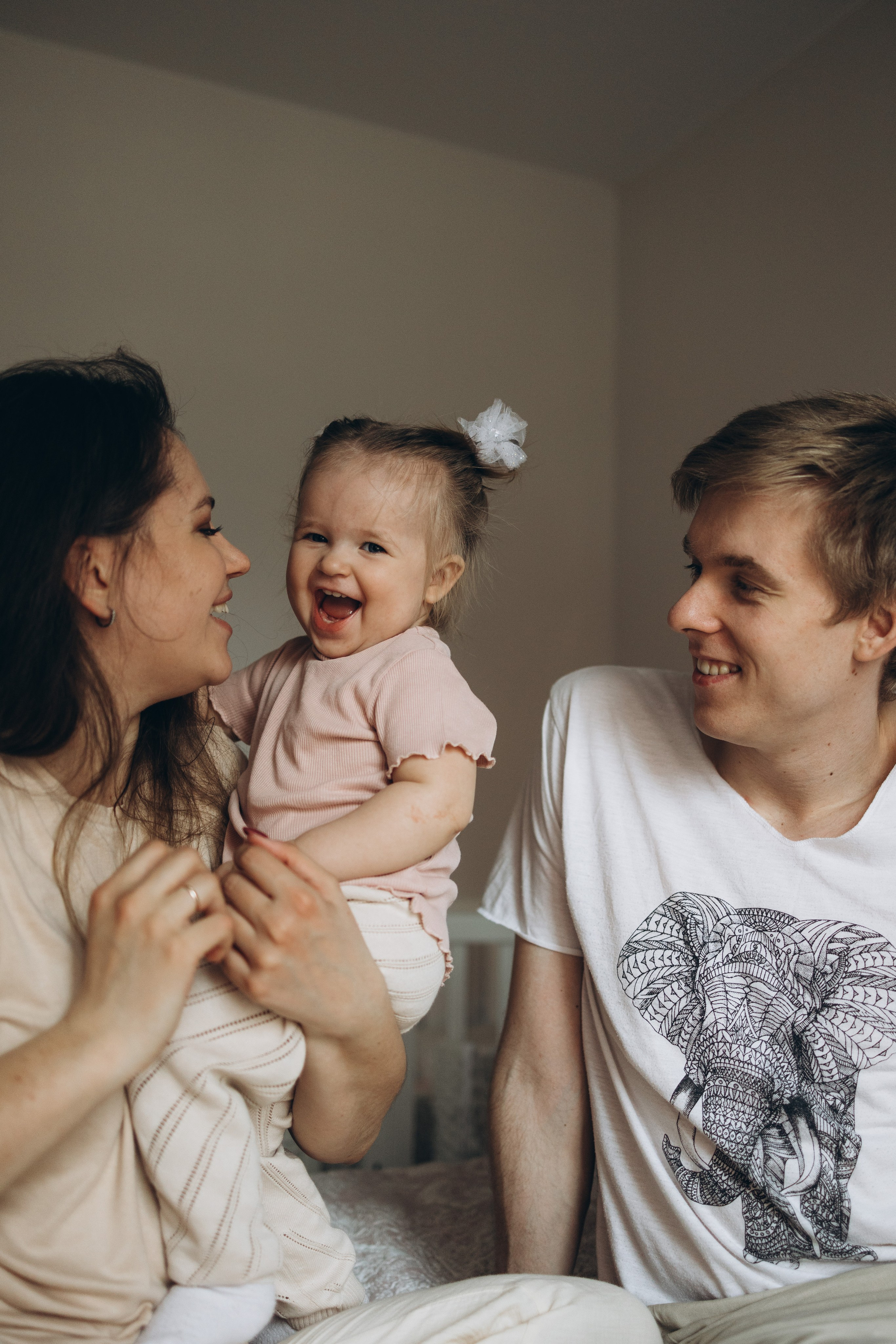 Настя, Андрей и Лиза. Семейный фотограф в Москве Виктория Ястребинская