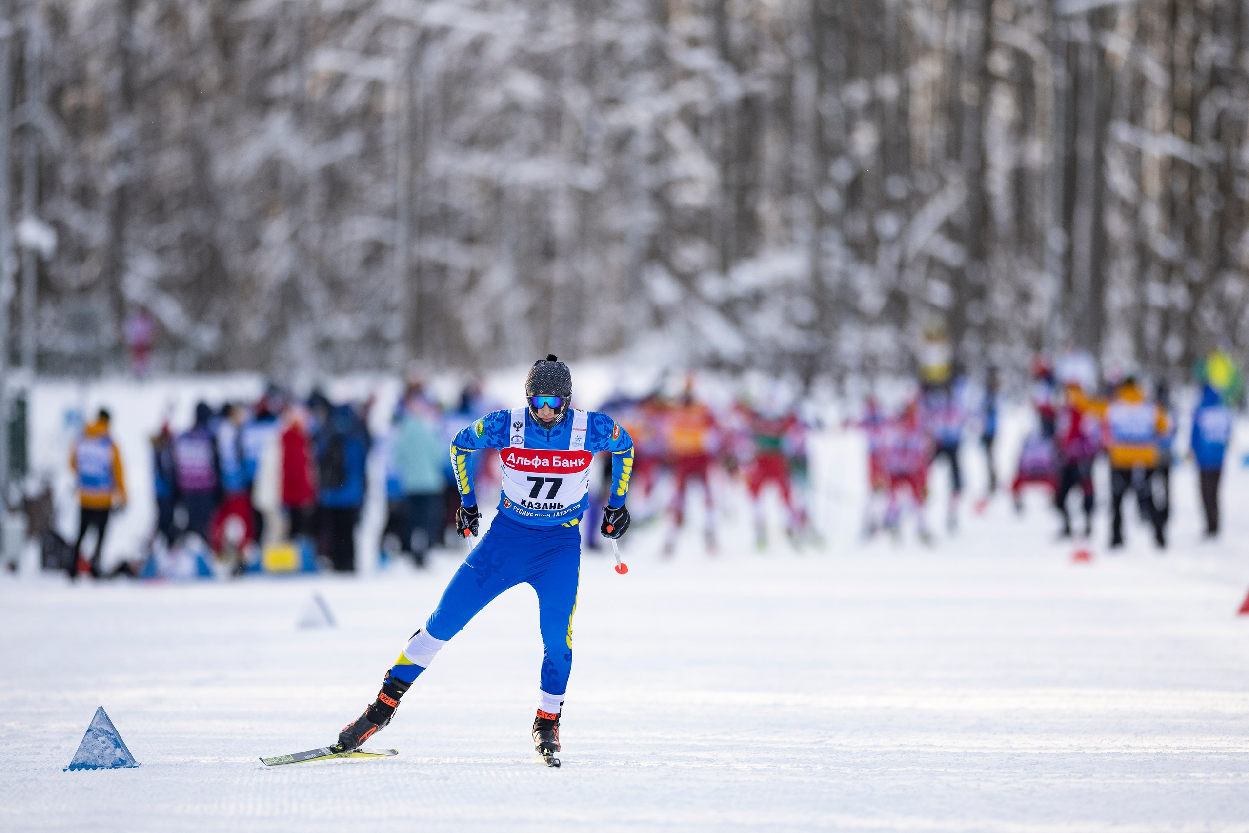 Кубок России по лыжным гонкам. Мужчины скиатлон. Спортивный репортажный фотограф Казань Нафис Сиразетдинов
