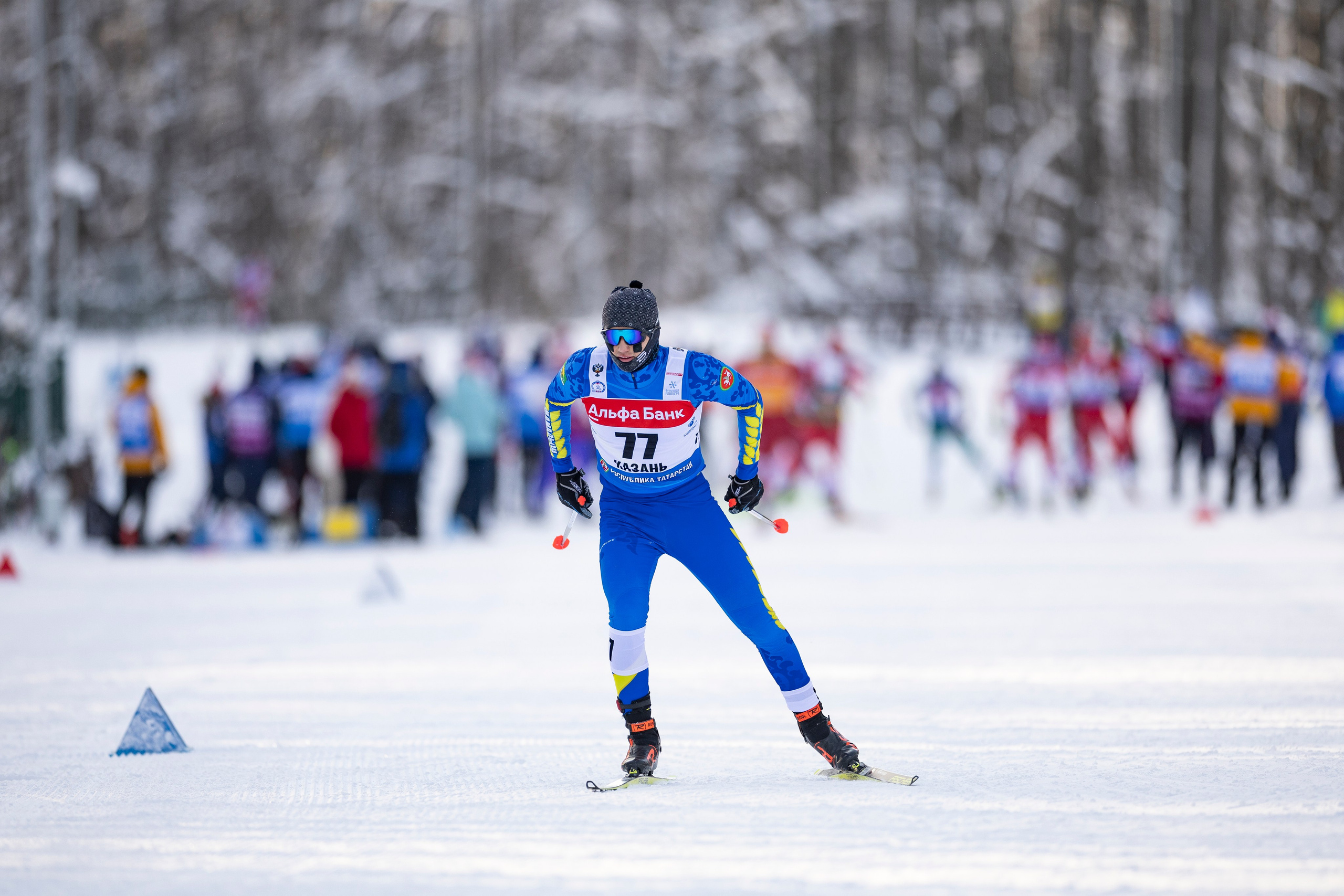 Кубок России по лыжным гонкам. Мужчины скиатлон. Спортивный репортажный фотограф Казань Нафис Сиразетдинов