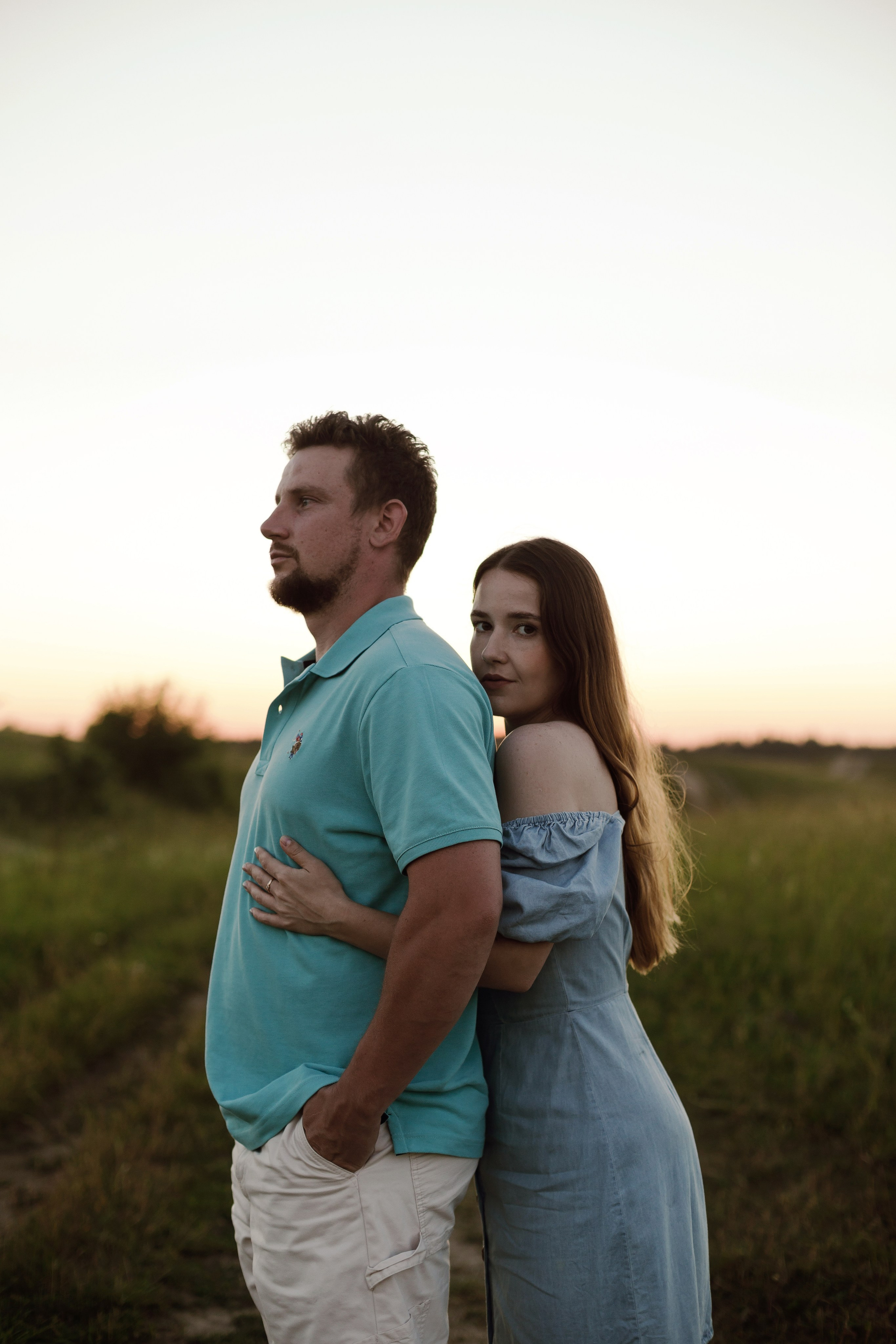 Колтушские высоты — Марина и Сергей. Портретный фотограф в Санкт-Петербурге Элина Ситникова