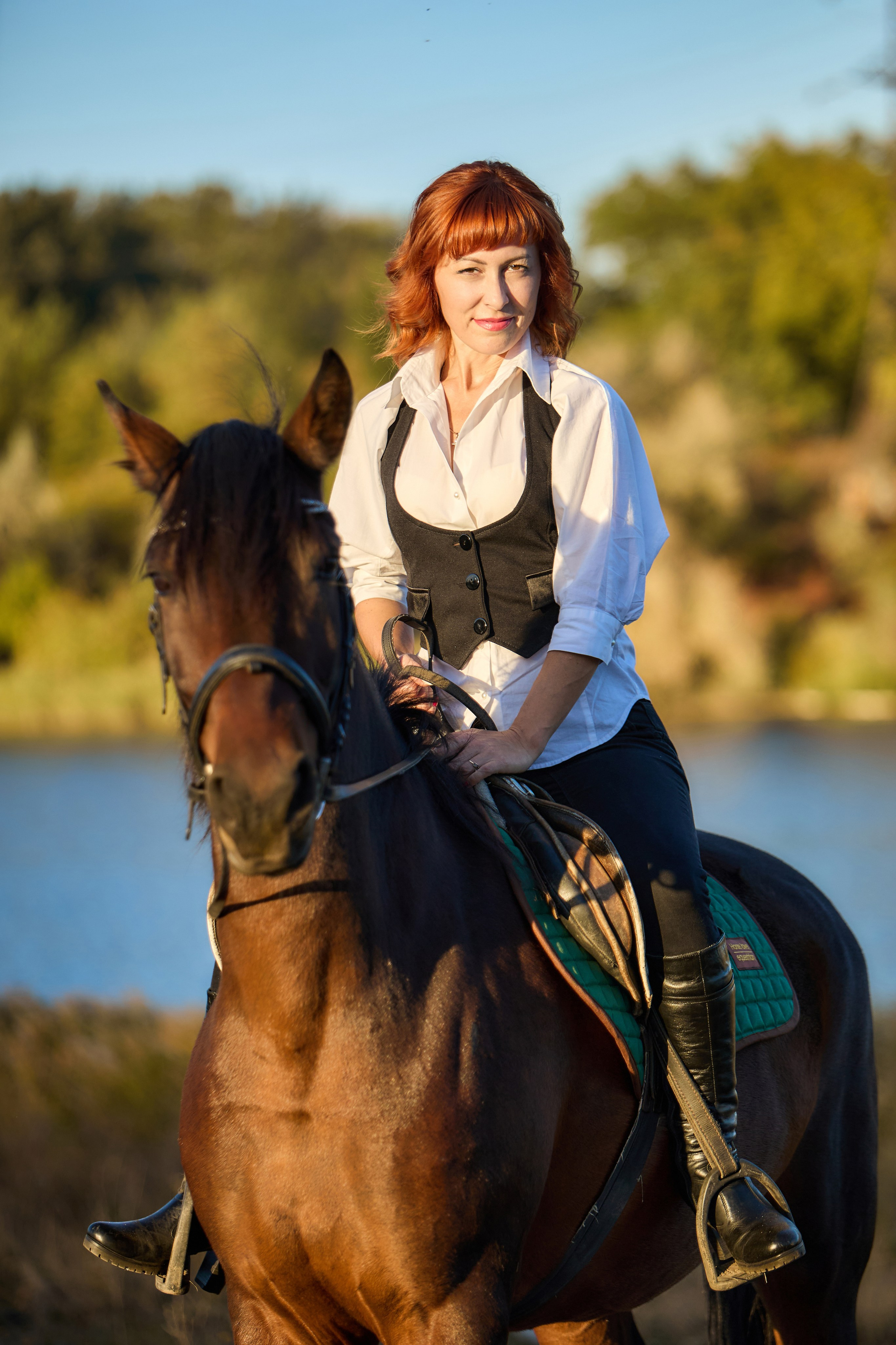 С ЛОШАДКОЙ. Фотограф Татаринов Андрей (Донецк / Макеевка)