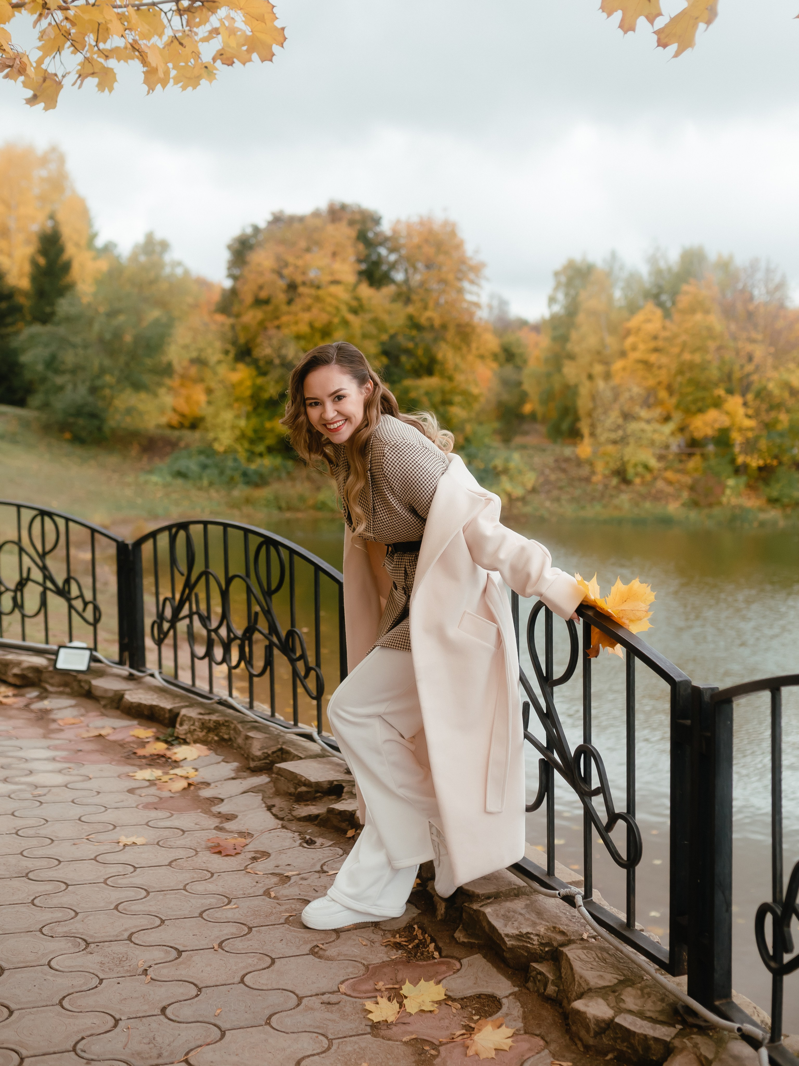 осенняя фотосессия на природе в парке в лесу октябрьский башкортостан