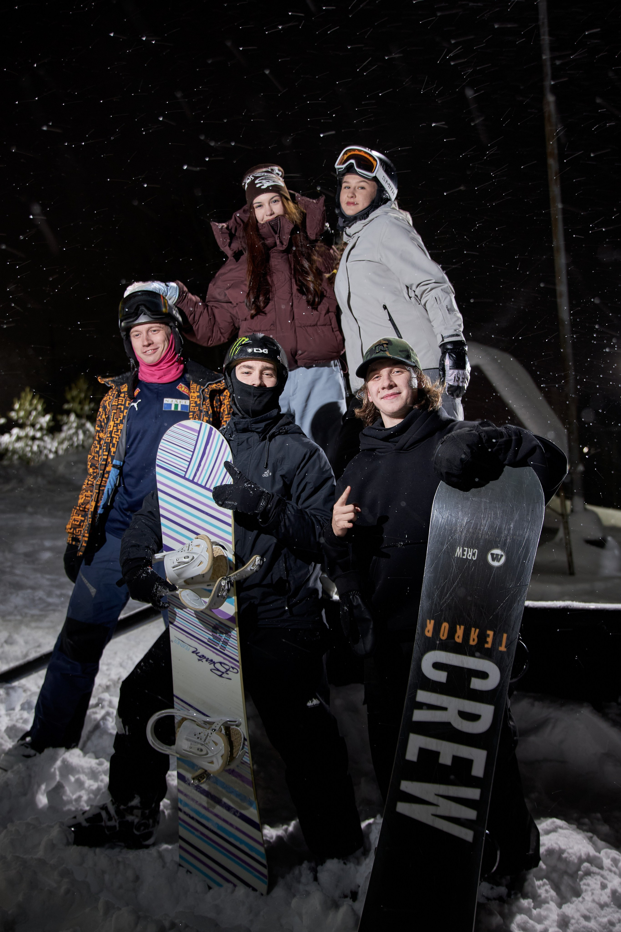 Сноубордисты. Фотограф Алексей Яковлев