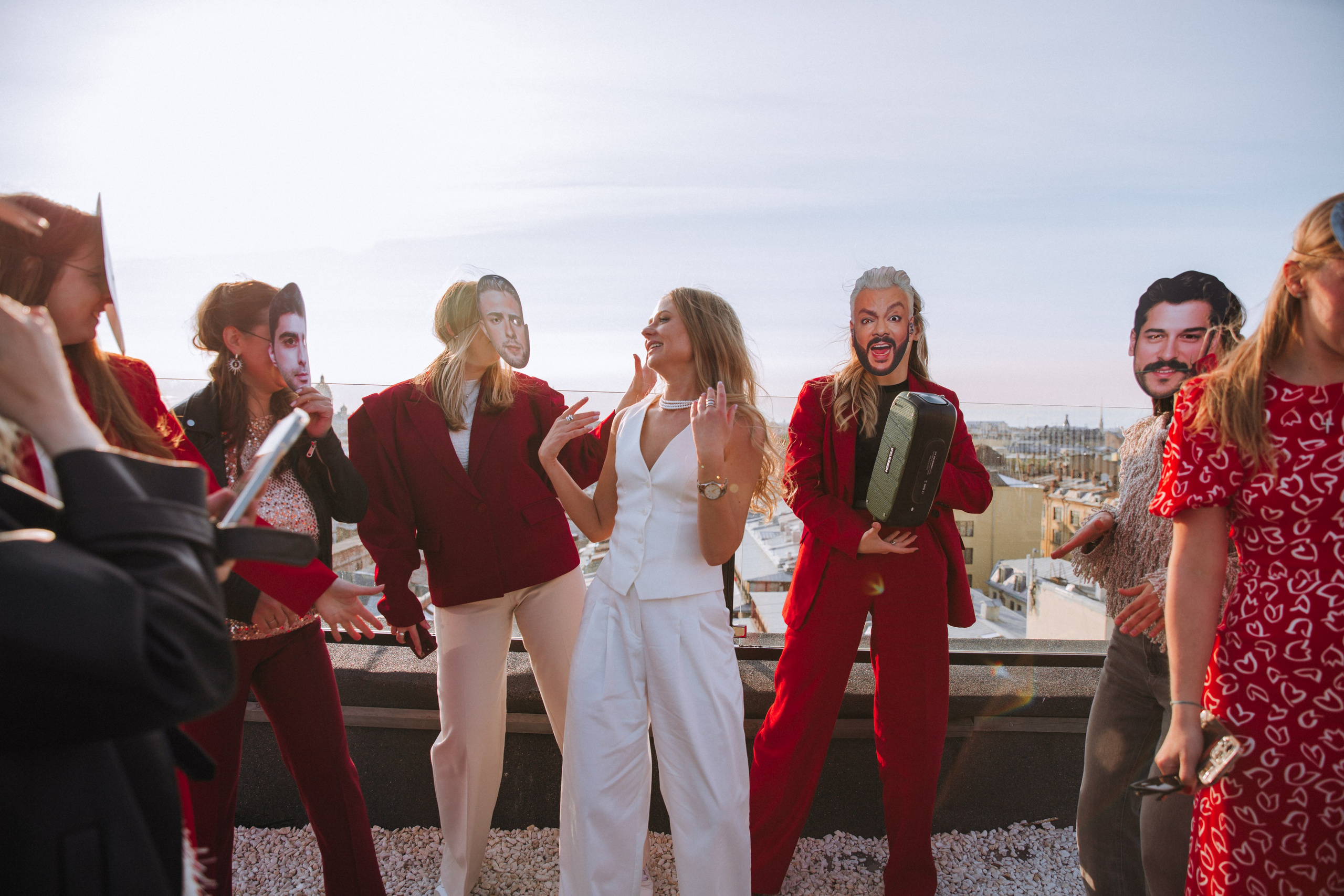 Девичник на крыше, СПб. Портретный и репортажный фотограф в Санкт-Петербурге Елизавета Я