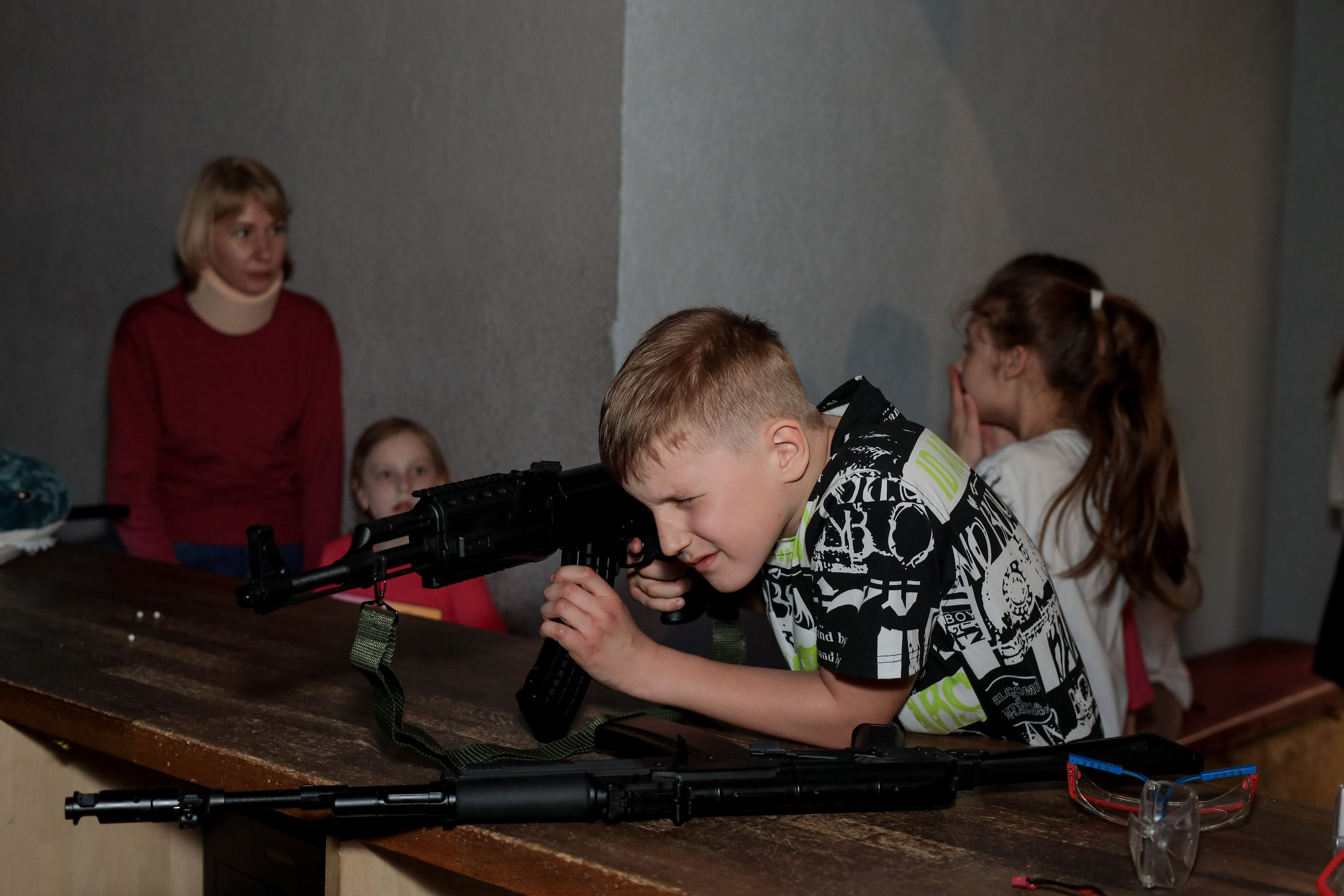 День рождение в стрелковом клубе. Фотограф Надршина Лилия