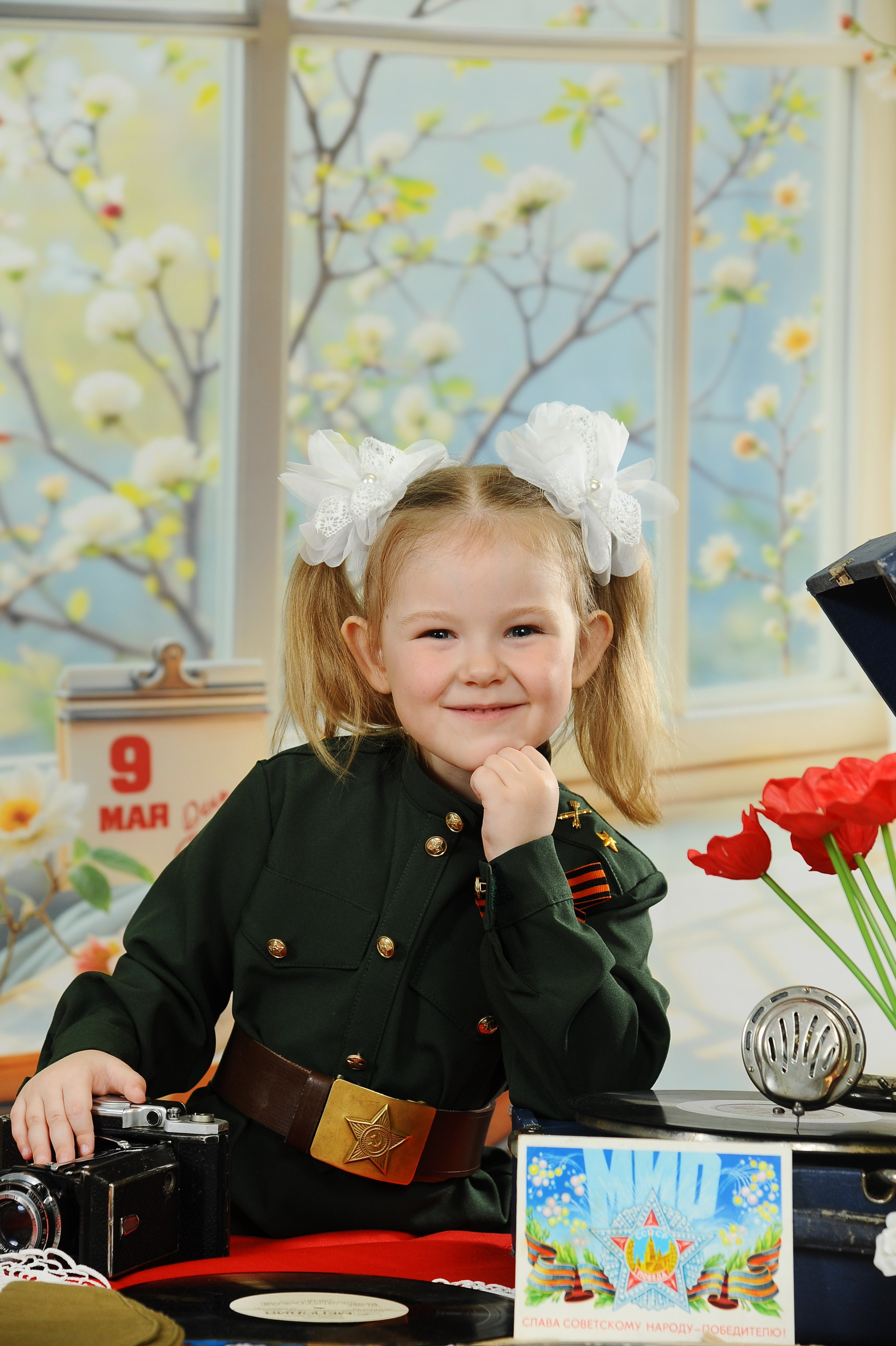 День Победы Весна 25. Детский портрет