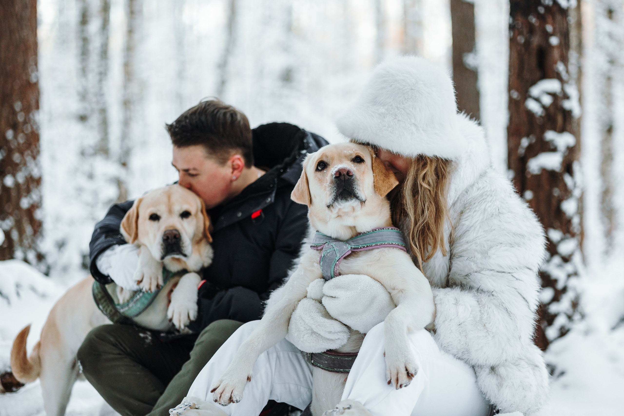 Ребята и их хвостатая семейка. Фотограф — Анималист | Санкт-Петербург