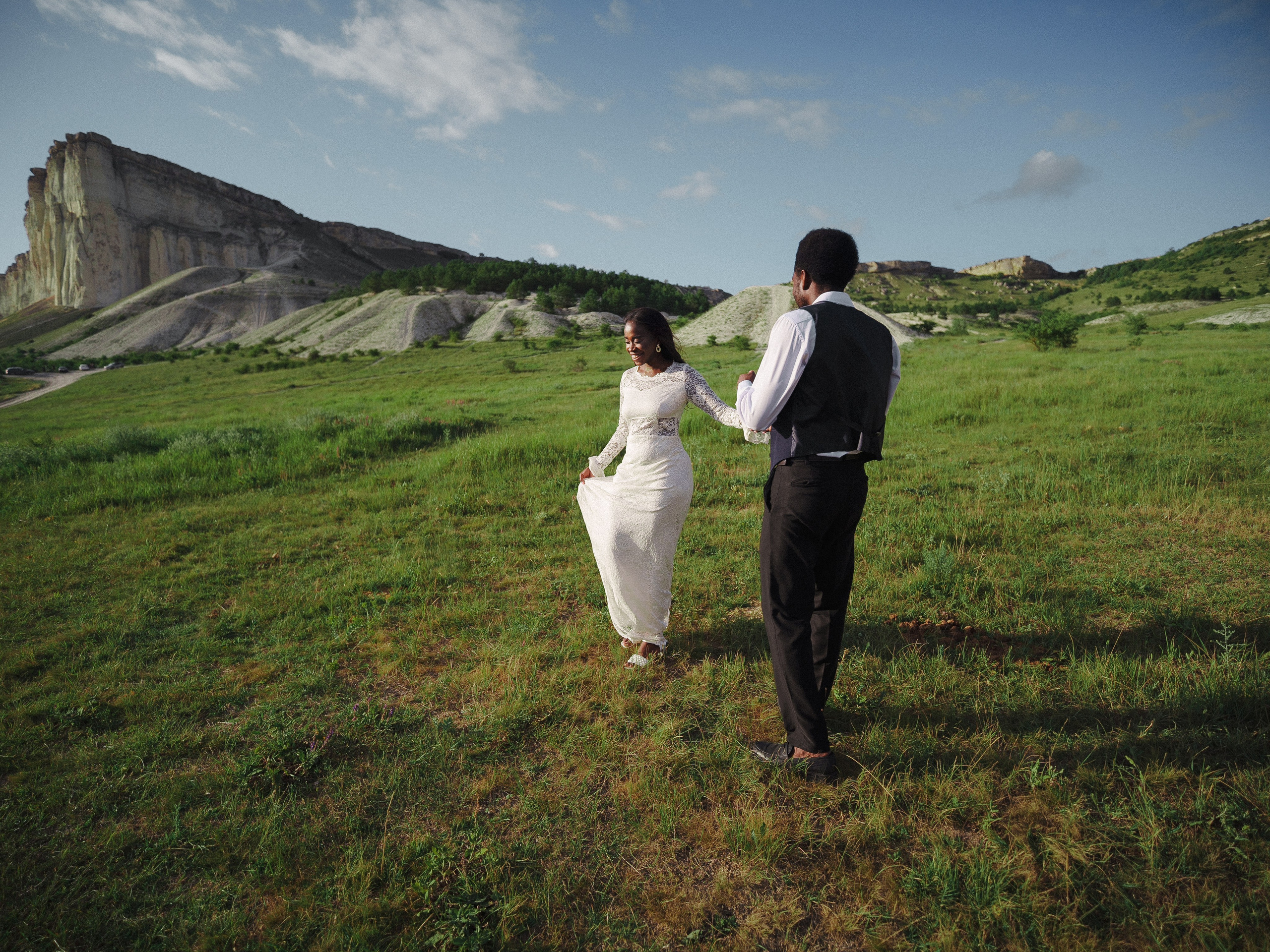 Прогулка на Белой скале. Фотограф Олег Сотник
