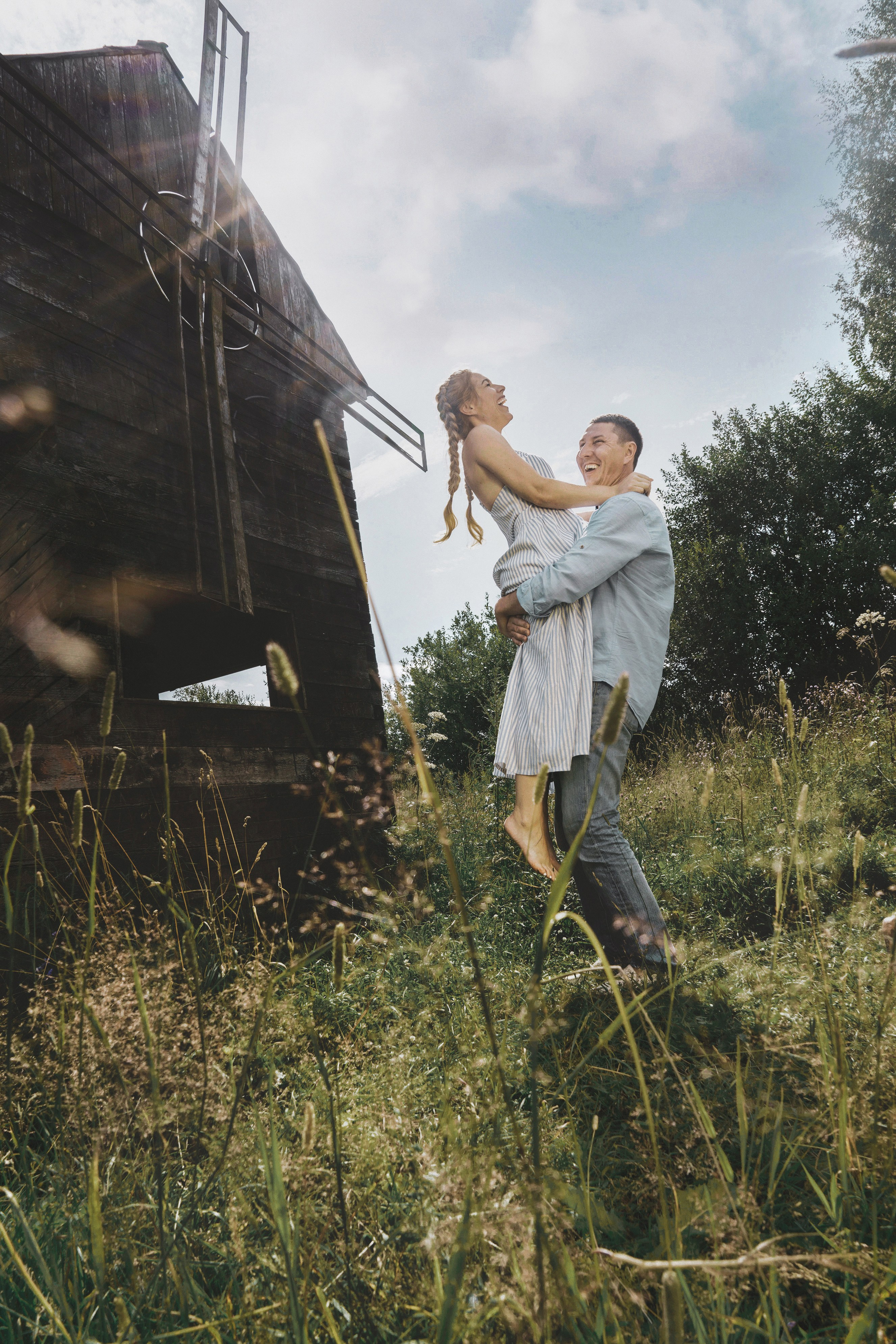 Семейная съёмка на старой Мельнице. Свадебный, семейный и контент фотограф в Санкт- Петербурге Елена Грие