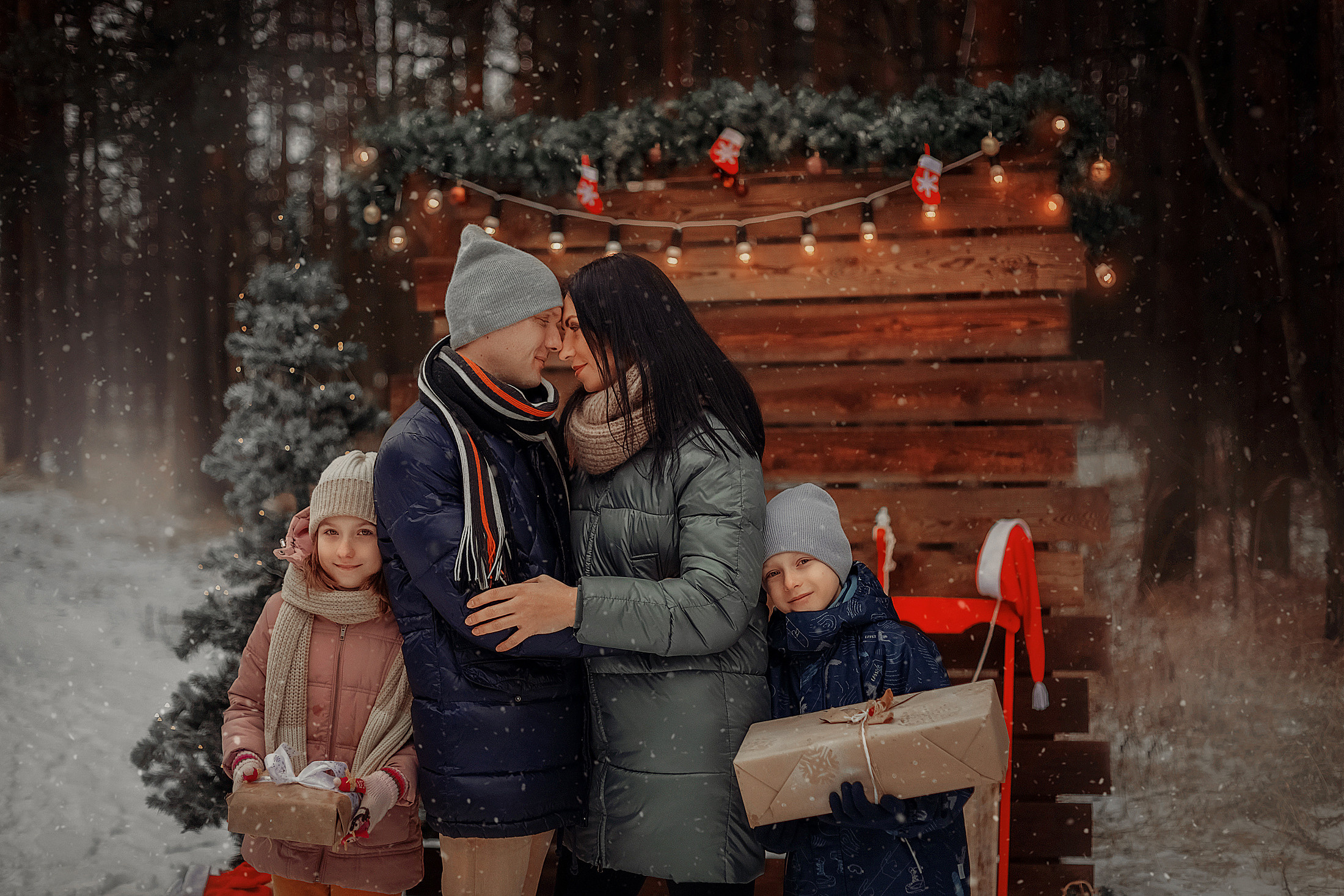 Светлана и ёё семья. Фотограф в Санкт-Петербурге и Ленинградской области Катя Нугу