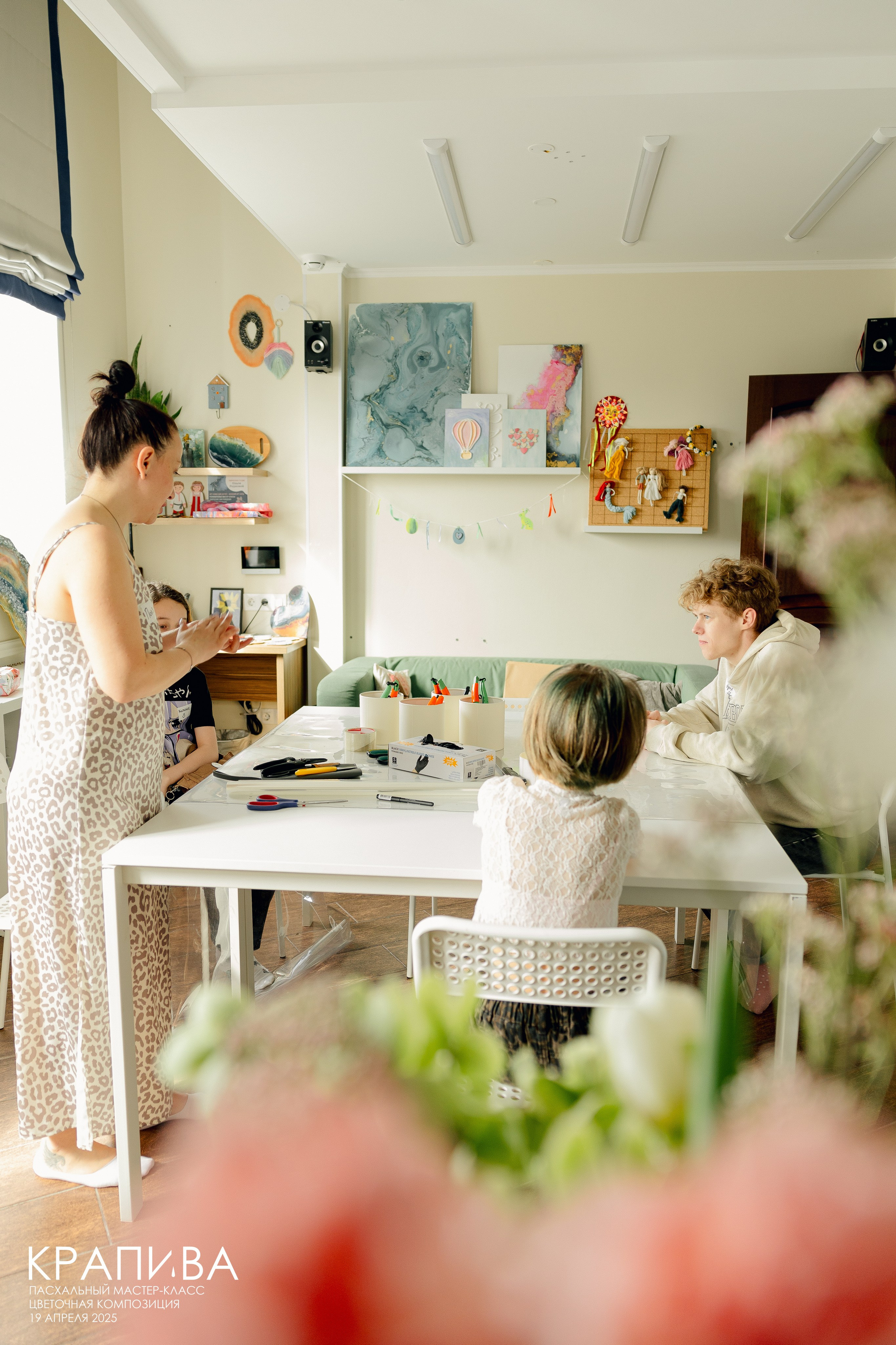 Пасхальный МК от студии цветов Крапива