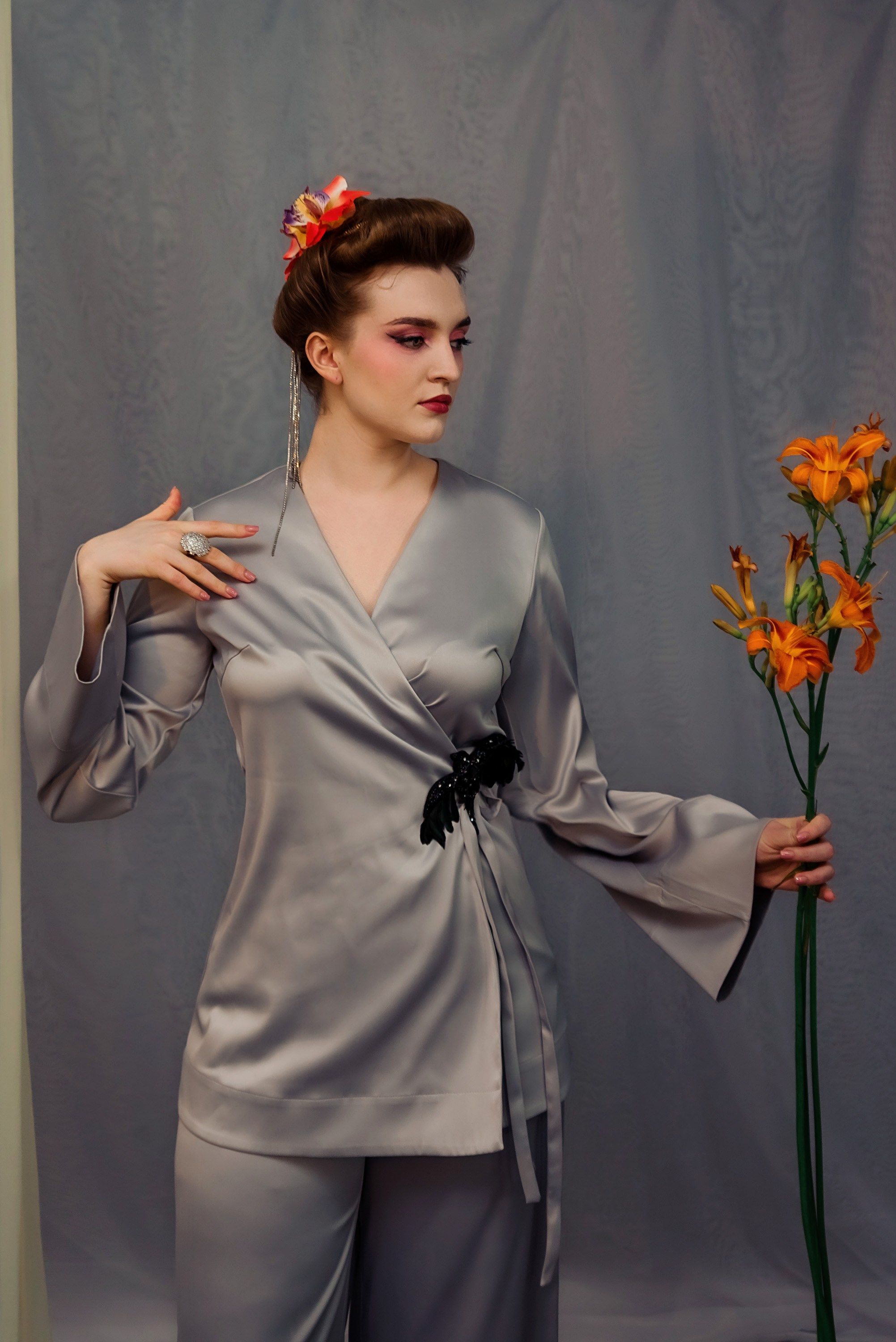 Съемка в стиле Гейша. Фотограф Тула творческие фотосессии недорого Ольга Ромашина