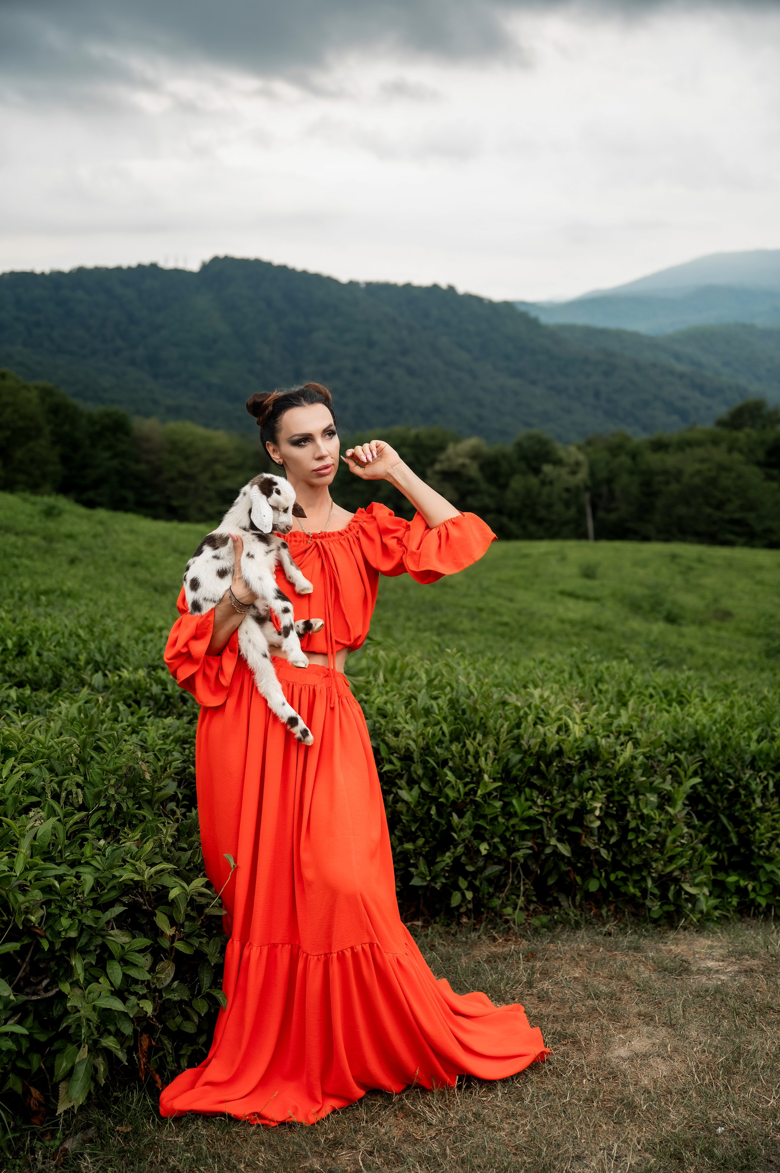 Леся чайные плантации. Наталья Слесаренко фотограф в Сочи