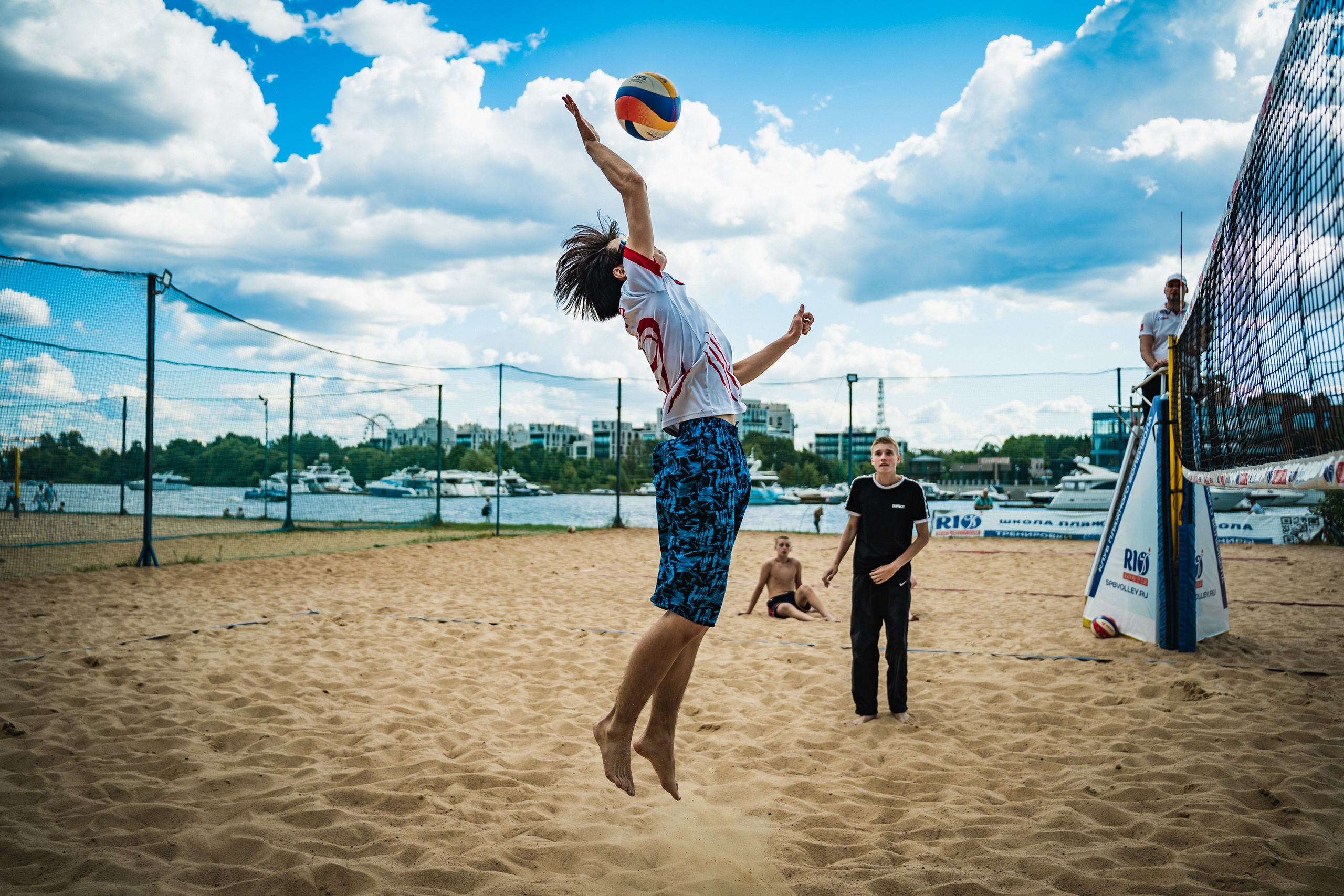 Пляжный волейбол. Репортажный и портретный фотограф в Санкт-Петербурге Пчелинов Александр