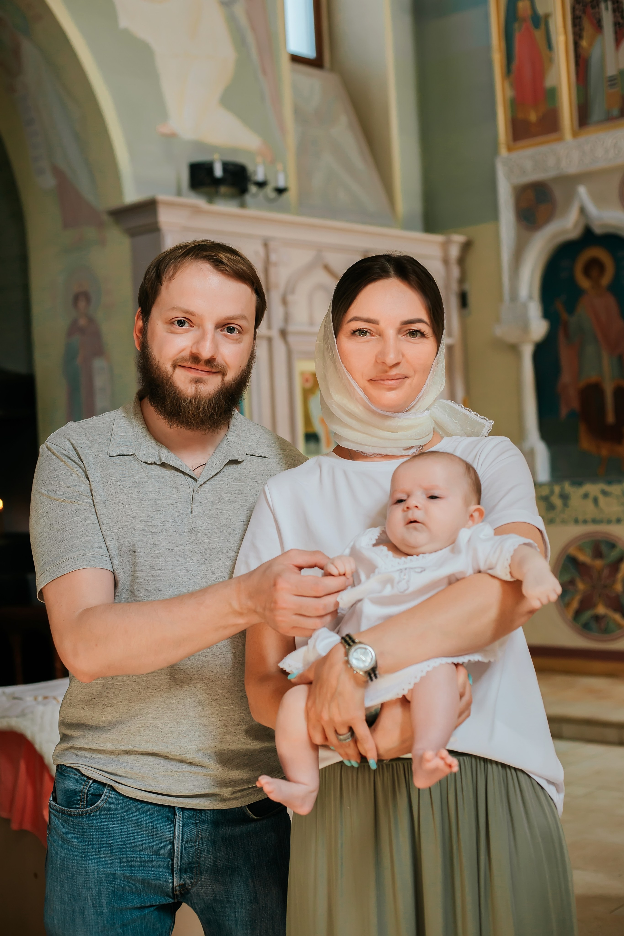 Крещение Валерии. Школьный и детский фотограф Старожилово