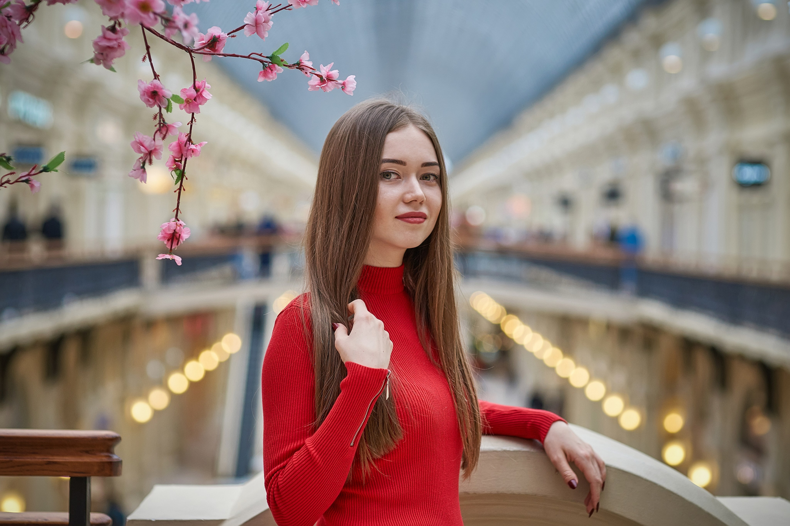 Портретная фотография в ГУМе, Москва