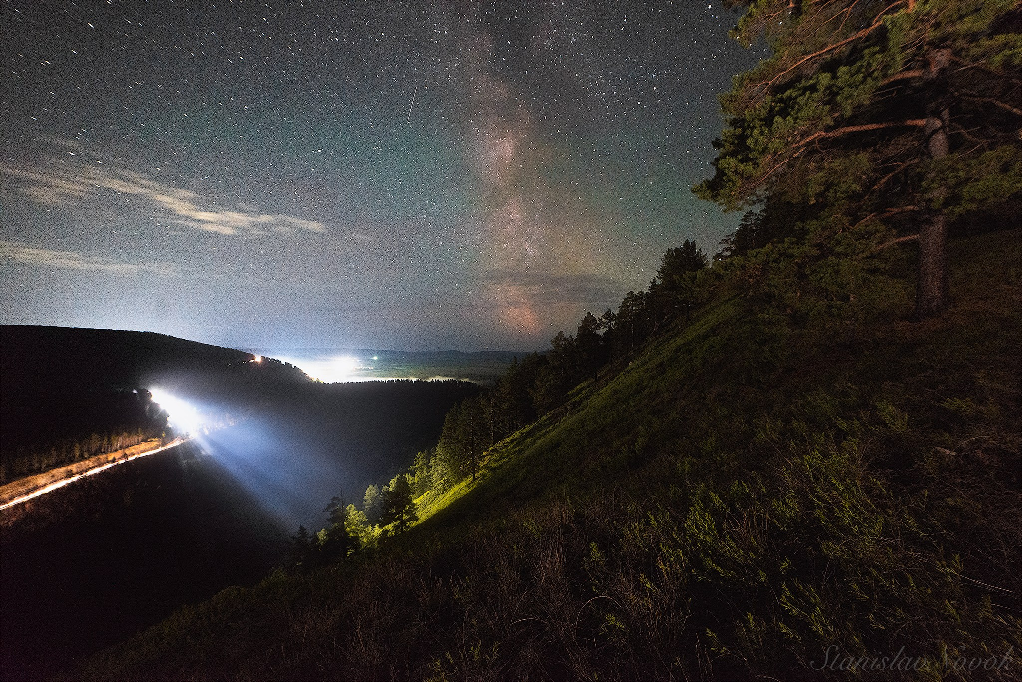Ночная съемка (Астрофотография). Профессиональный пейзажный фотограф Новокрещенов Станислав