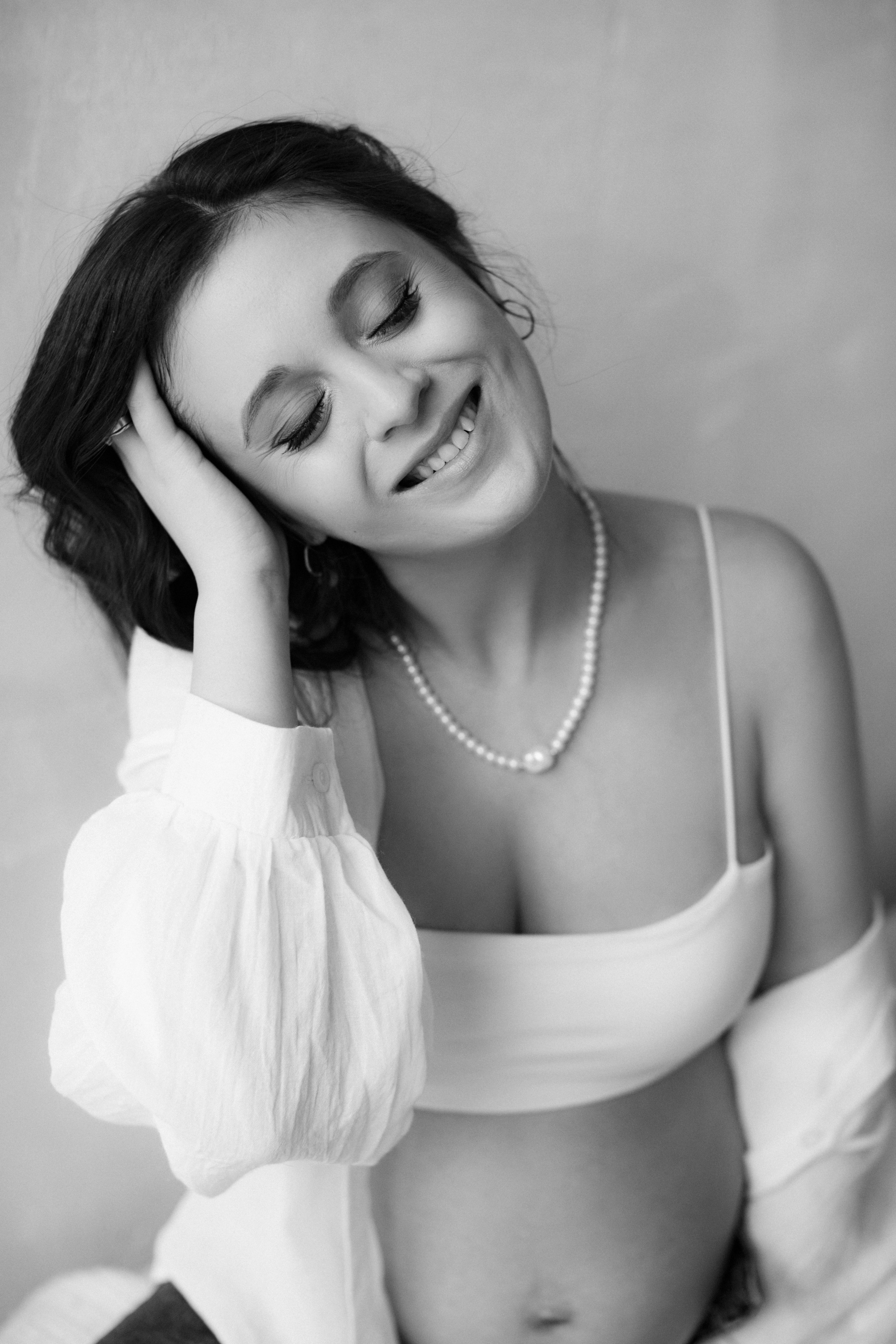 Анастасия. Уютная фотосессия беременности. Фотограф в Москве Ольга Сатони