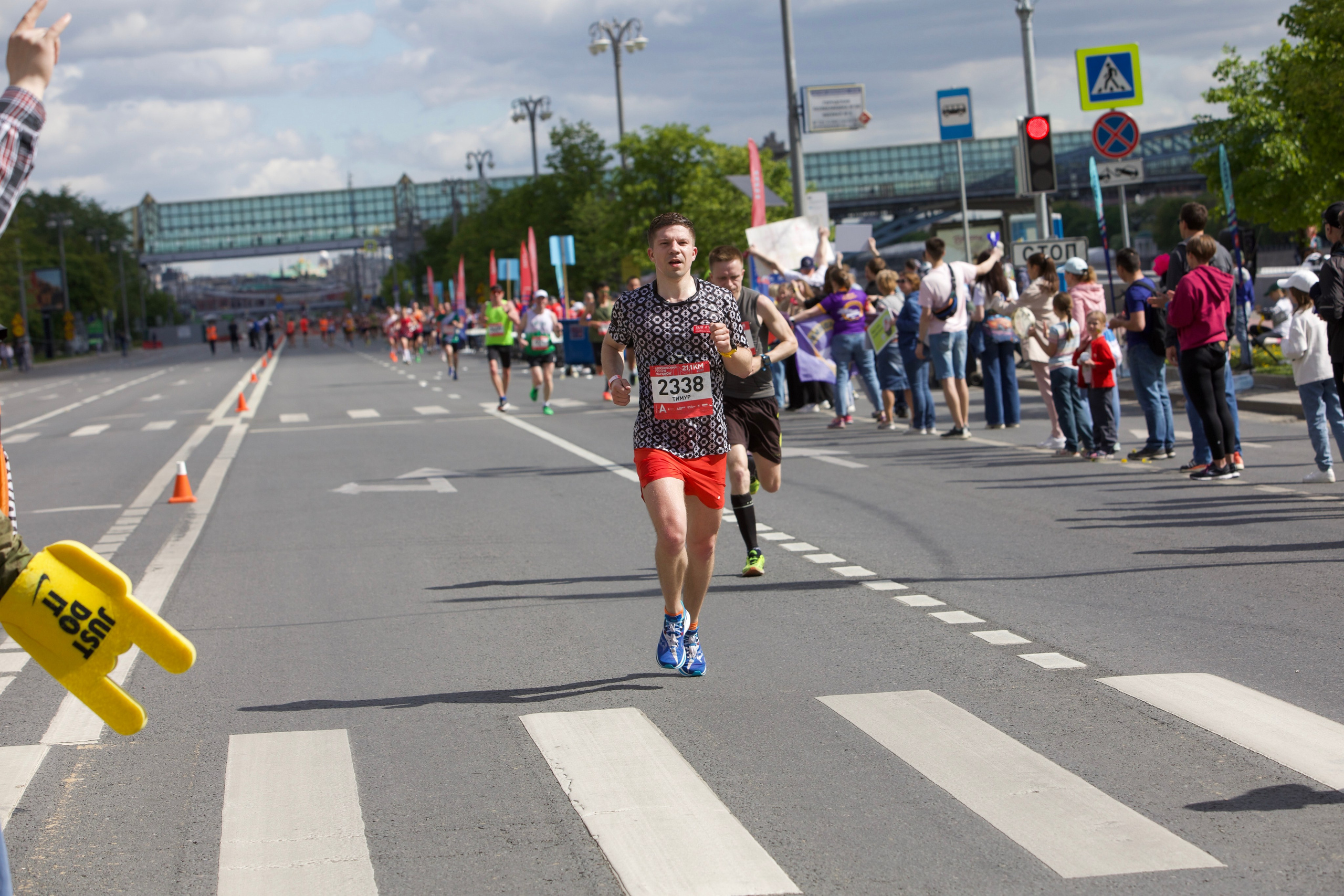 Московский полумарафон, 14 мая 2023 года. Фотограф Сергей Ловкий
