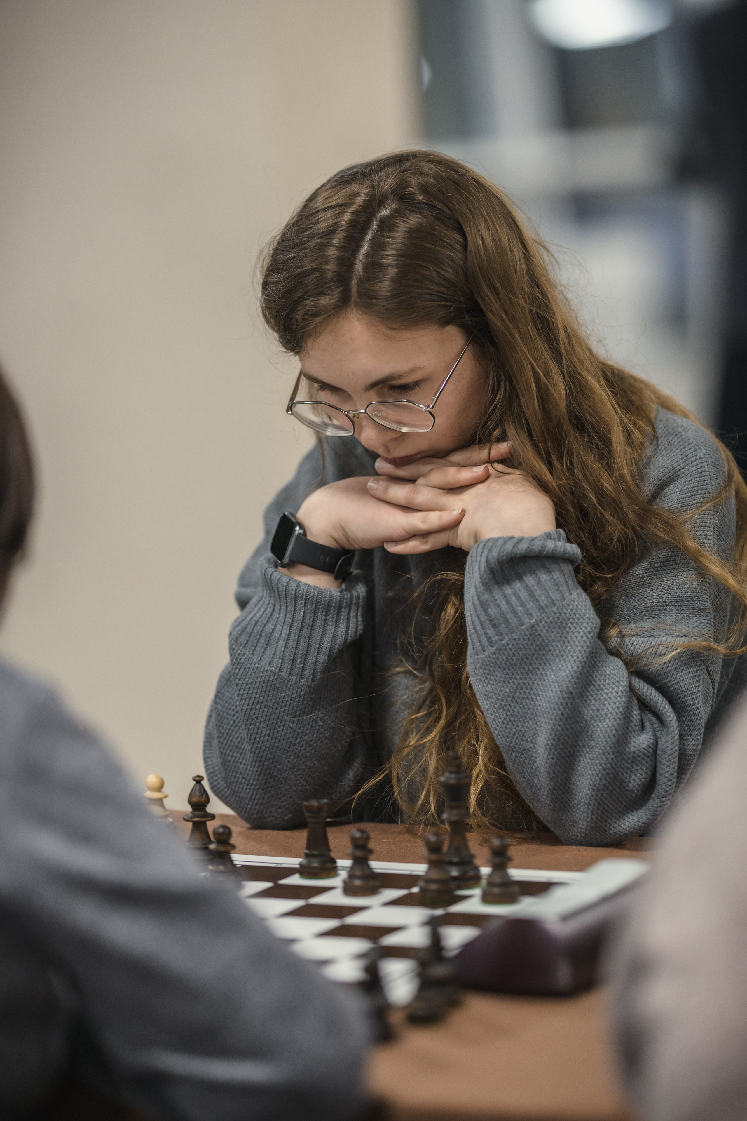 Чемпионат Мозырского района по шахматам. Репортажный фотограф Владимир Беляй