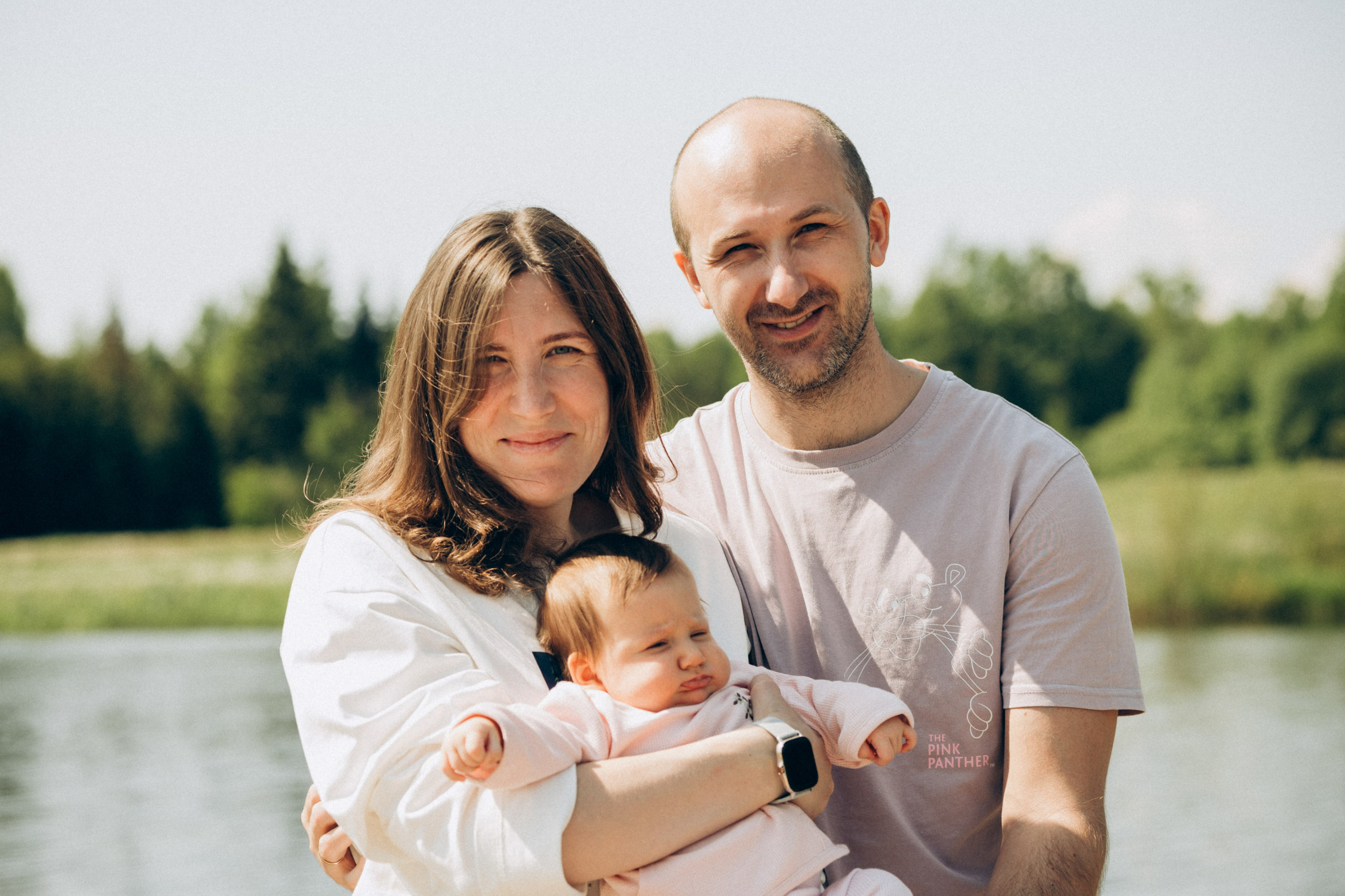 Женя, Аня и Машуня в Лугах