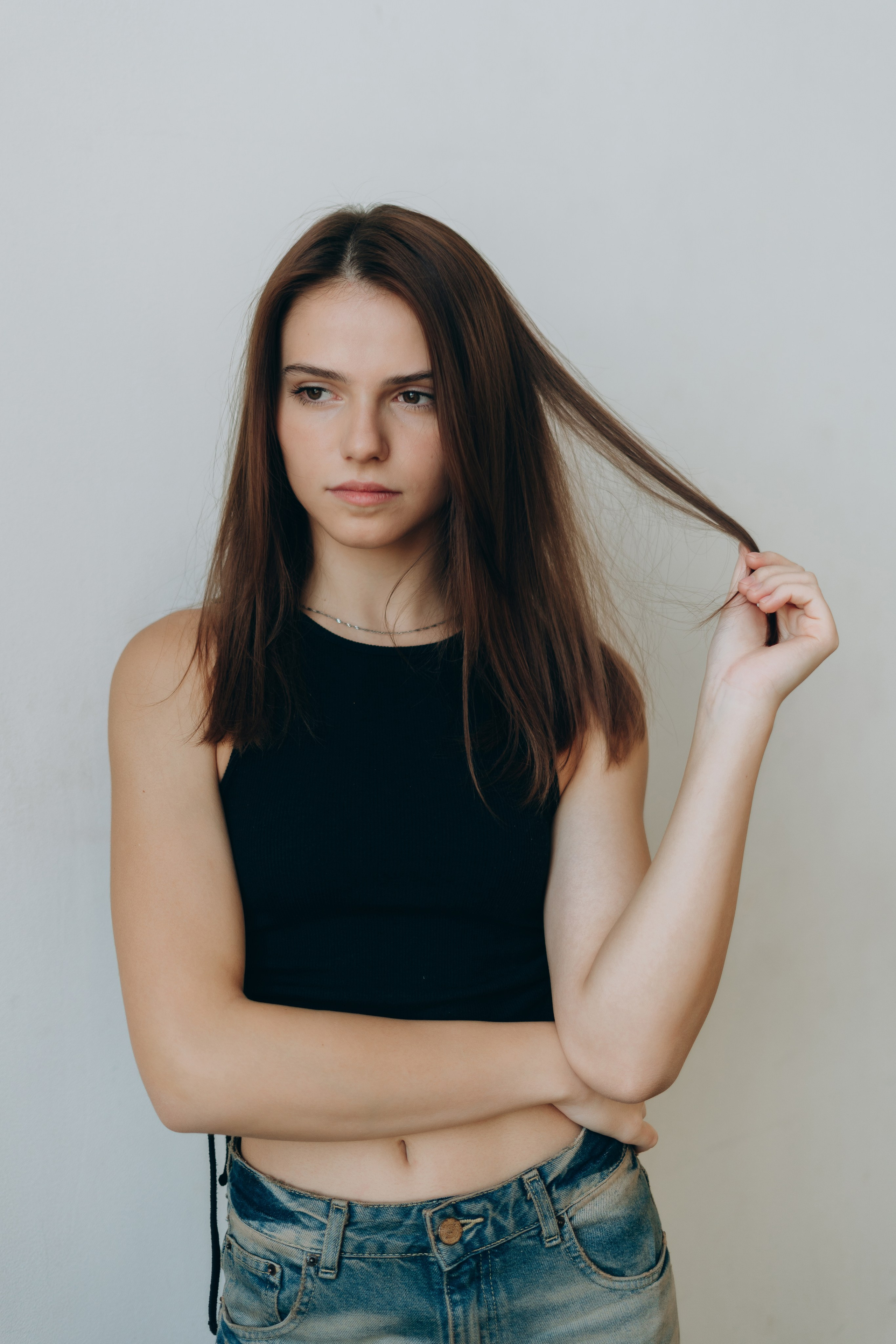 Настя. Модельные тесты. Фотограф Москва Виктория-Антуанетта