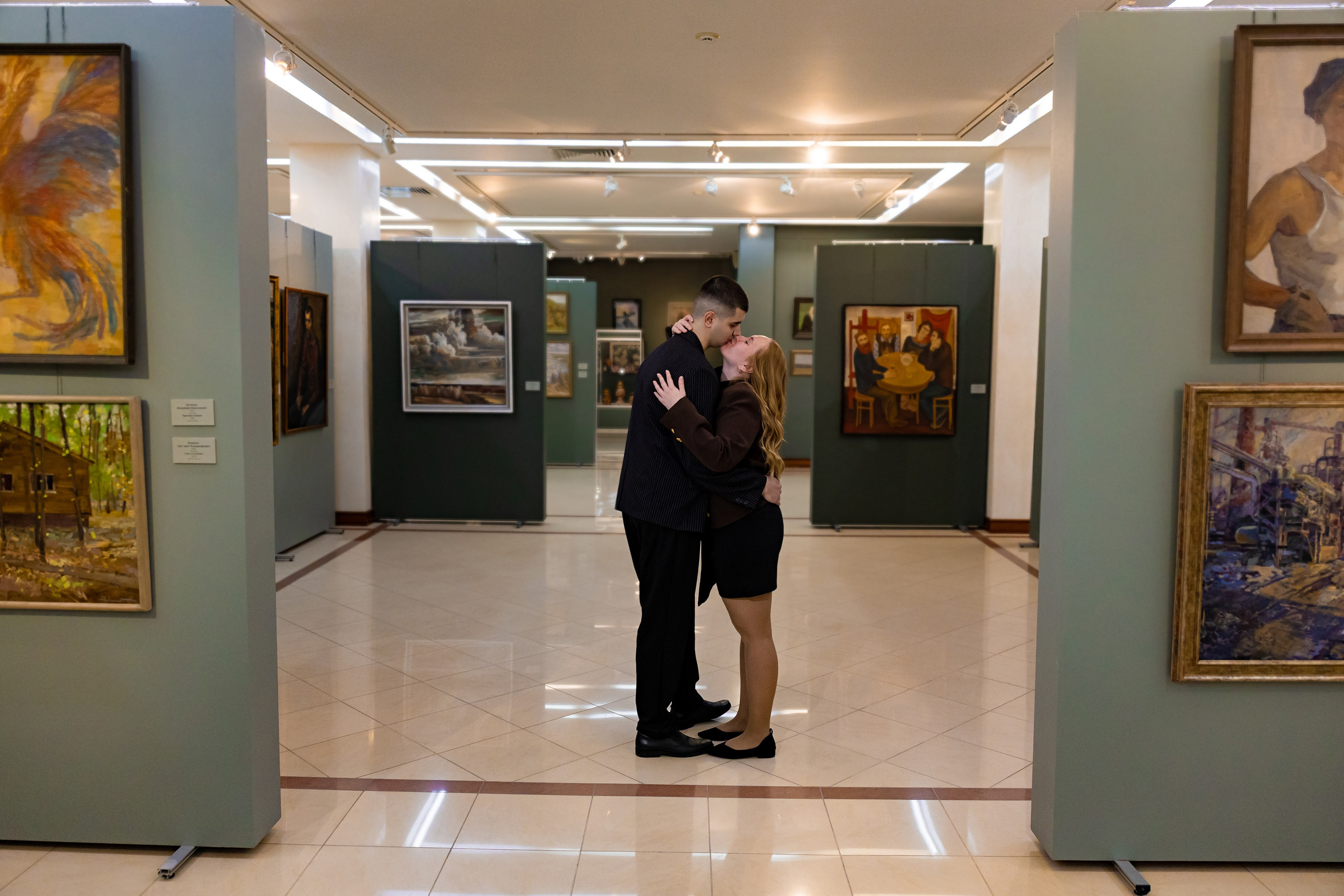 Дарья и Дмитрий. Лавстори в музее. Фотограф Белгород