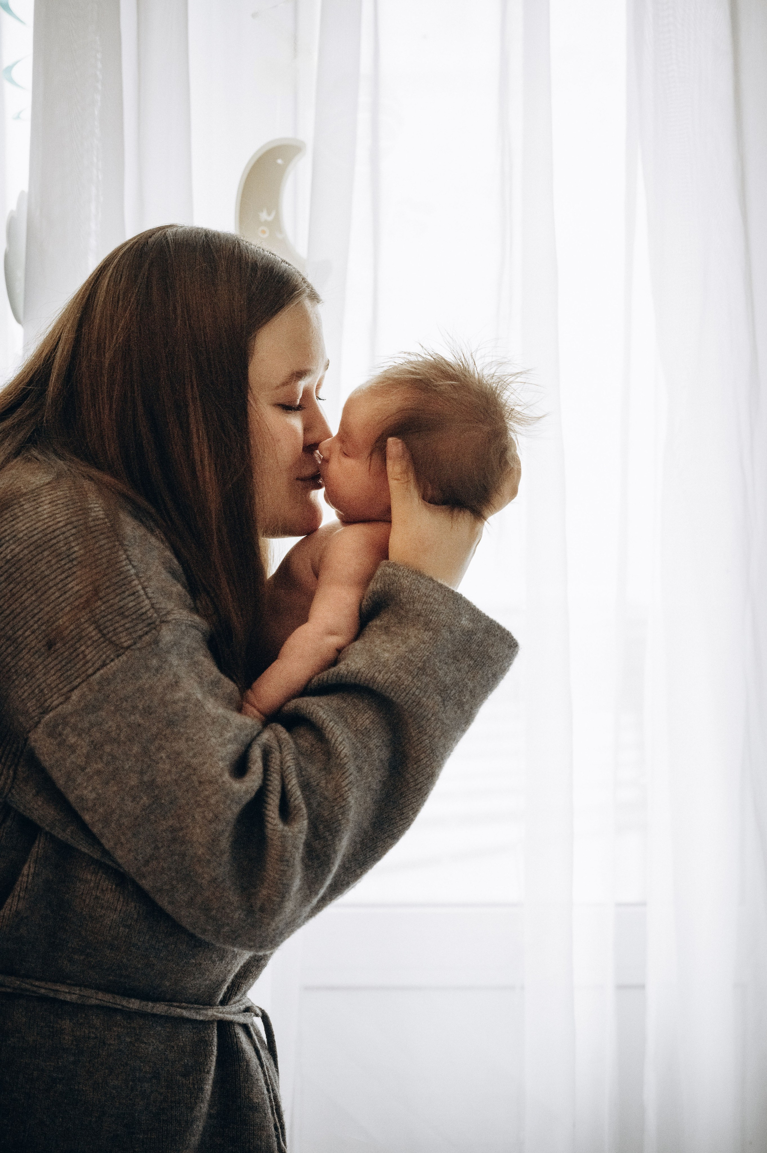 Анна, Вячеслав и Евгений. Фотограф беременности и семьи, домашние съемки, Ньюборн