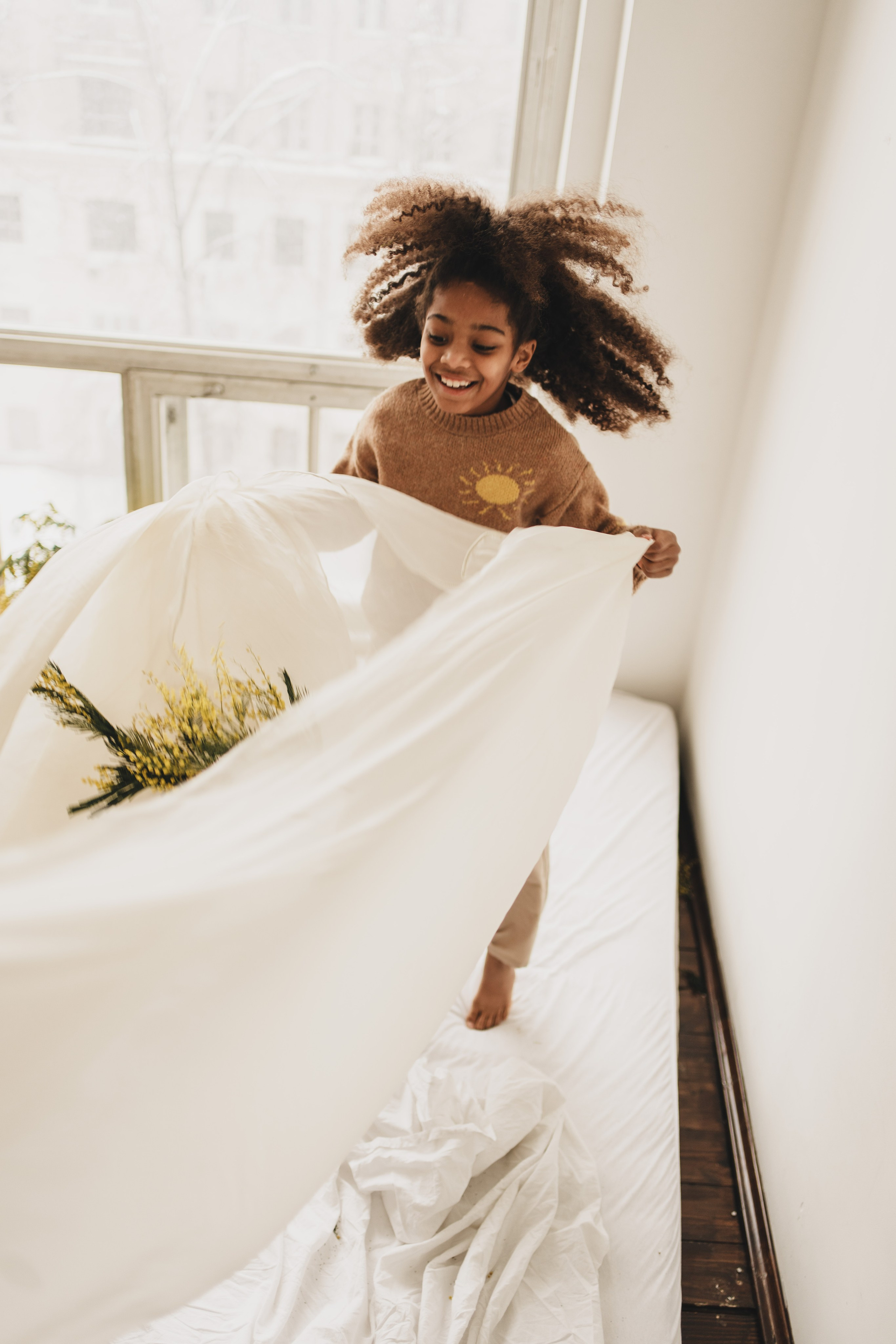 Девочки в мимозе. Семейный и детский фотограф и видеограф в Москве, Серпухове и Тарусе Валерия Сорокина