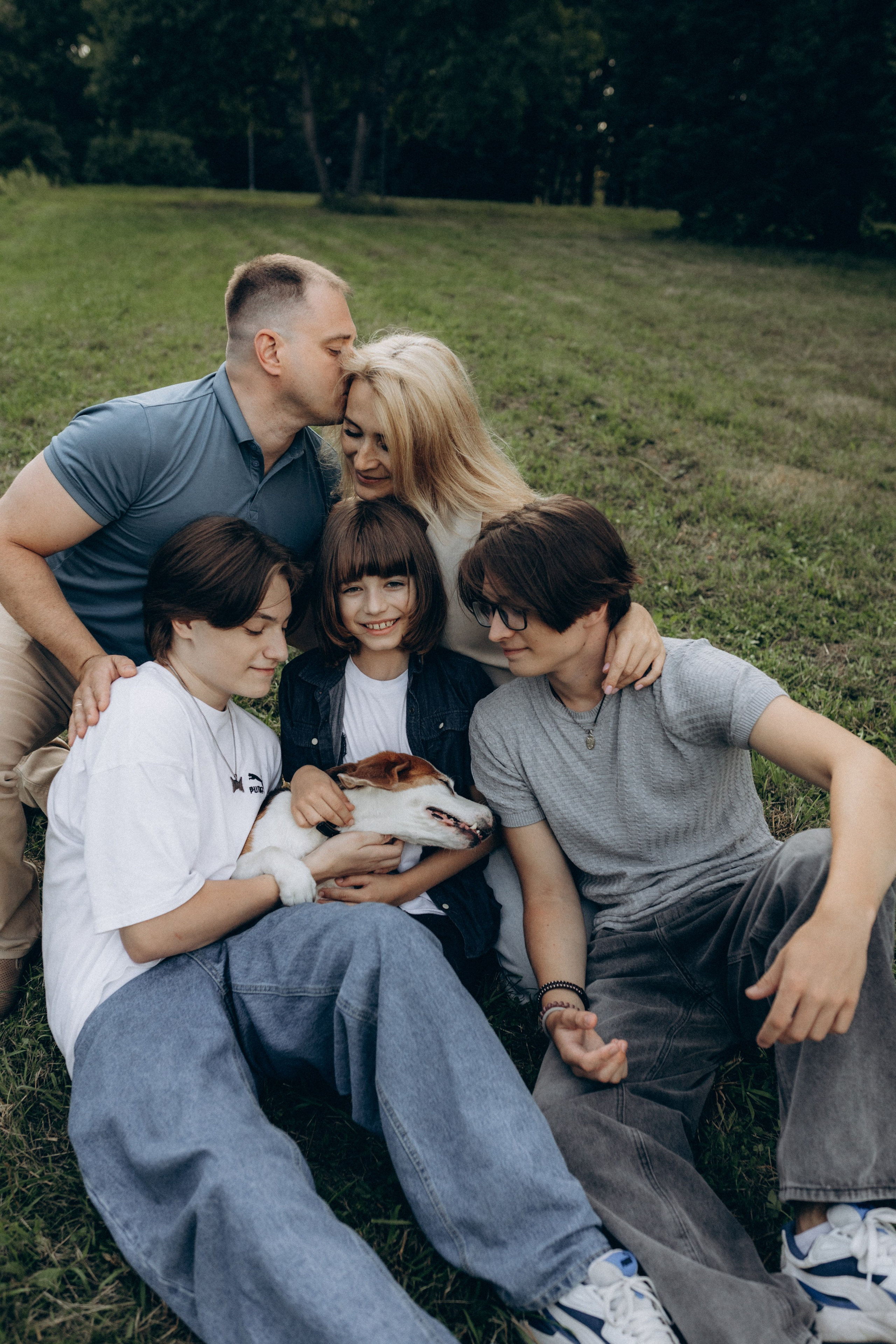 Наташа, Андрей, Эмиль, Стас, Ярослав и Арчи. Фотограф НОГИНСК, Москва, Анастасия Белая