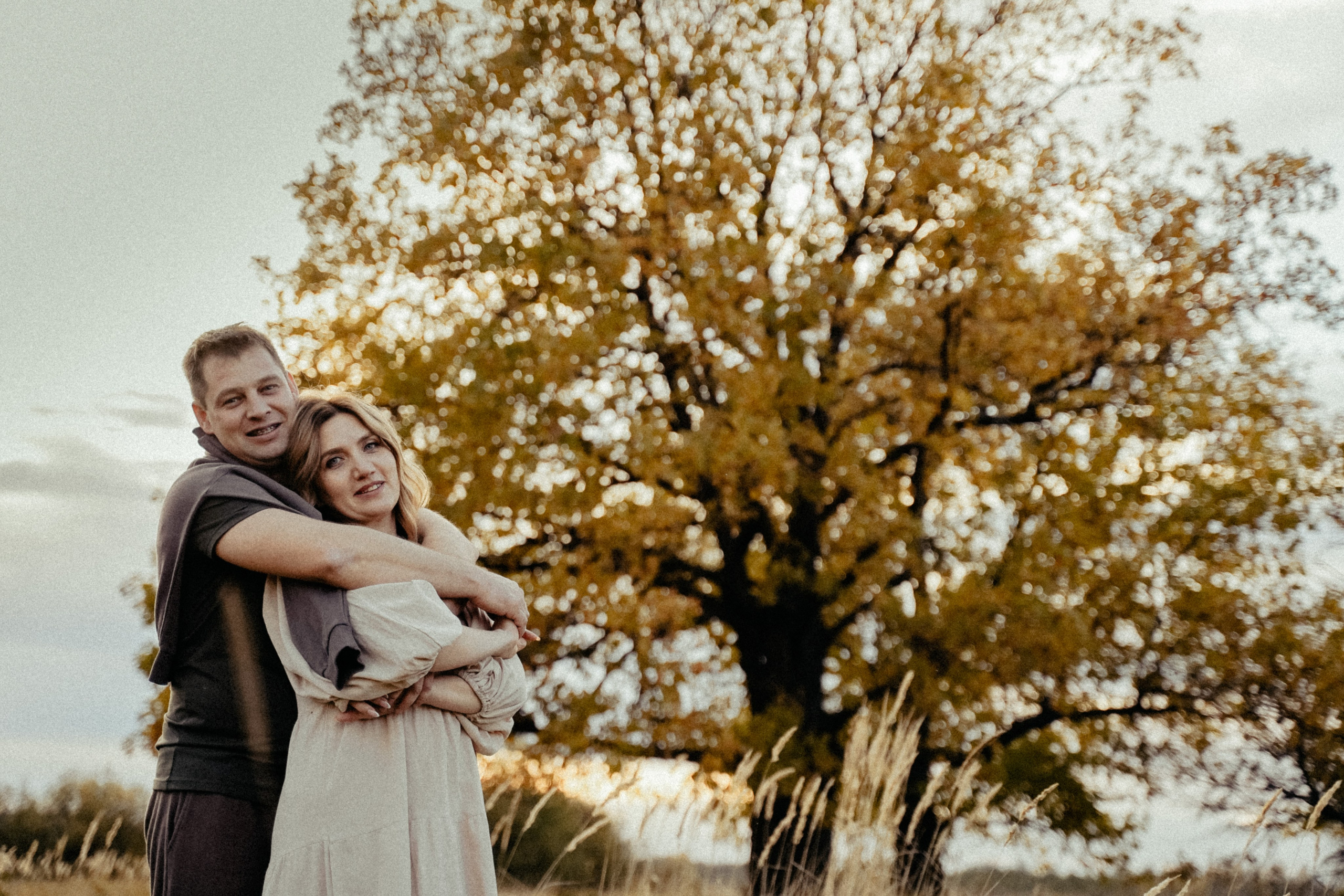 Семья на природе