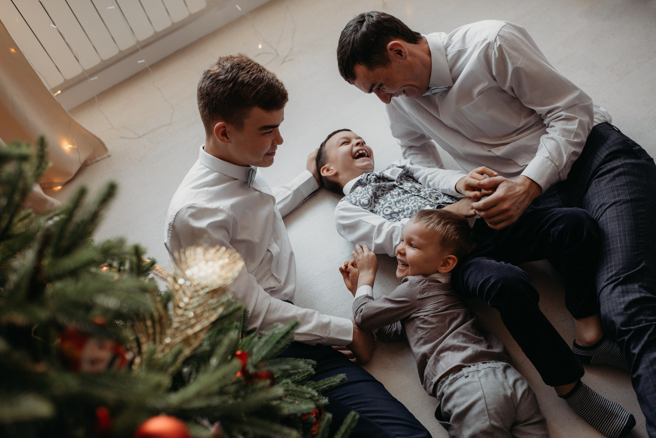 Юлия, Алексей, Тихон, Трофим и Потап. Семейный и детский фотограф в Новосибирске и Краснообске — Анна Ким